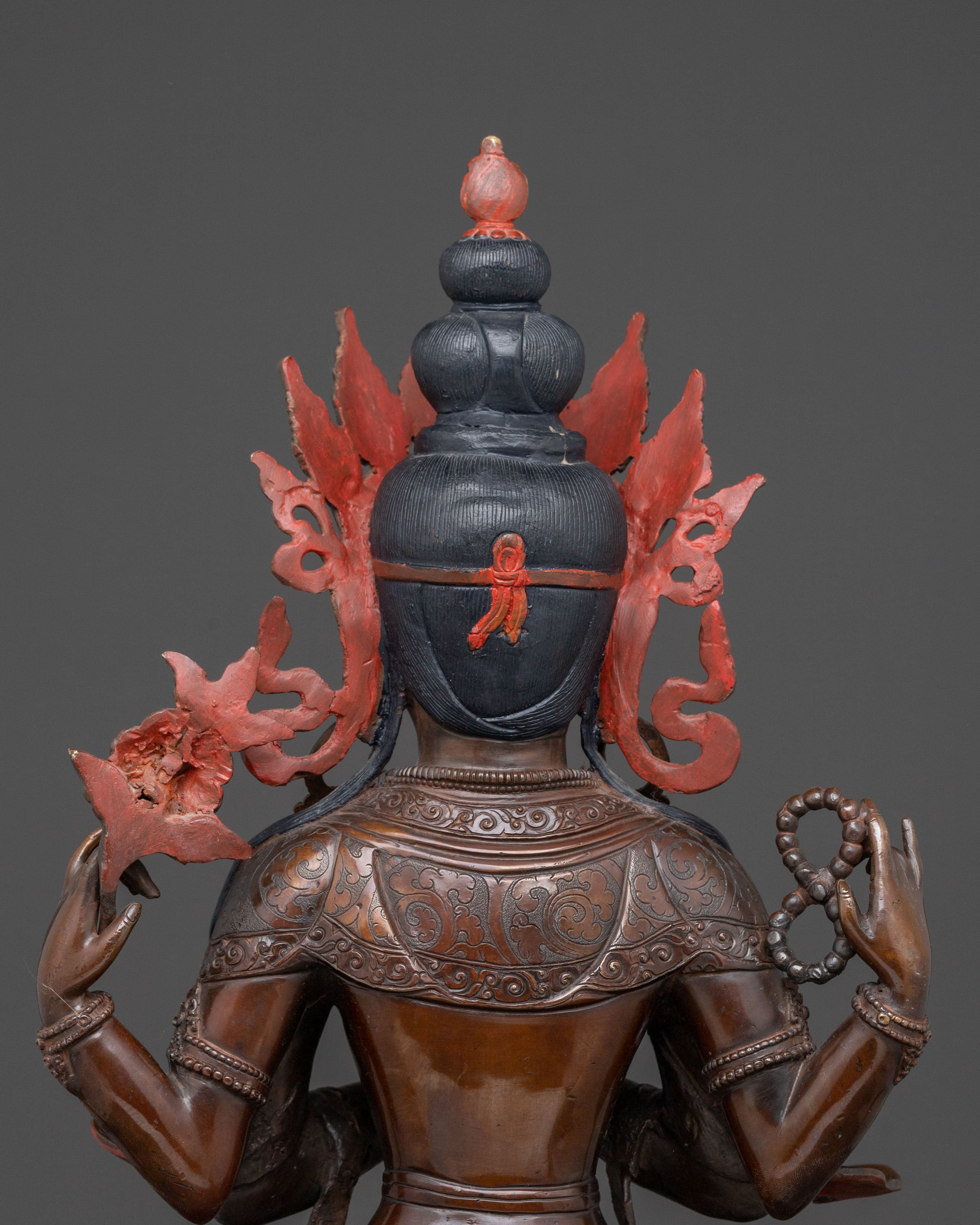 Chenrezig Compassion Bodhisattva Statue | Altar Decor