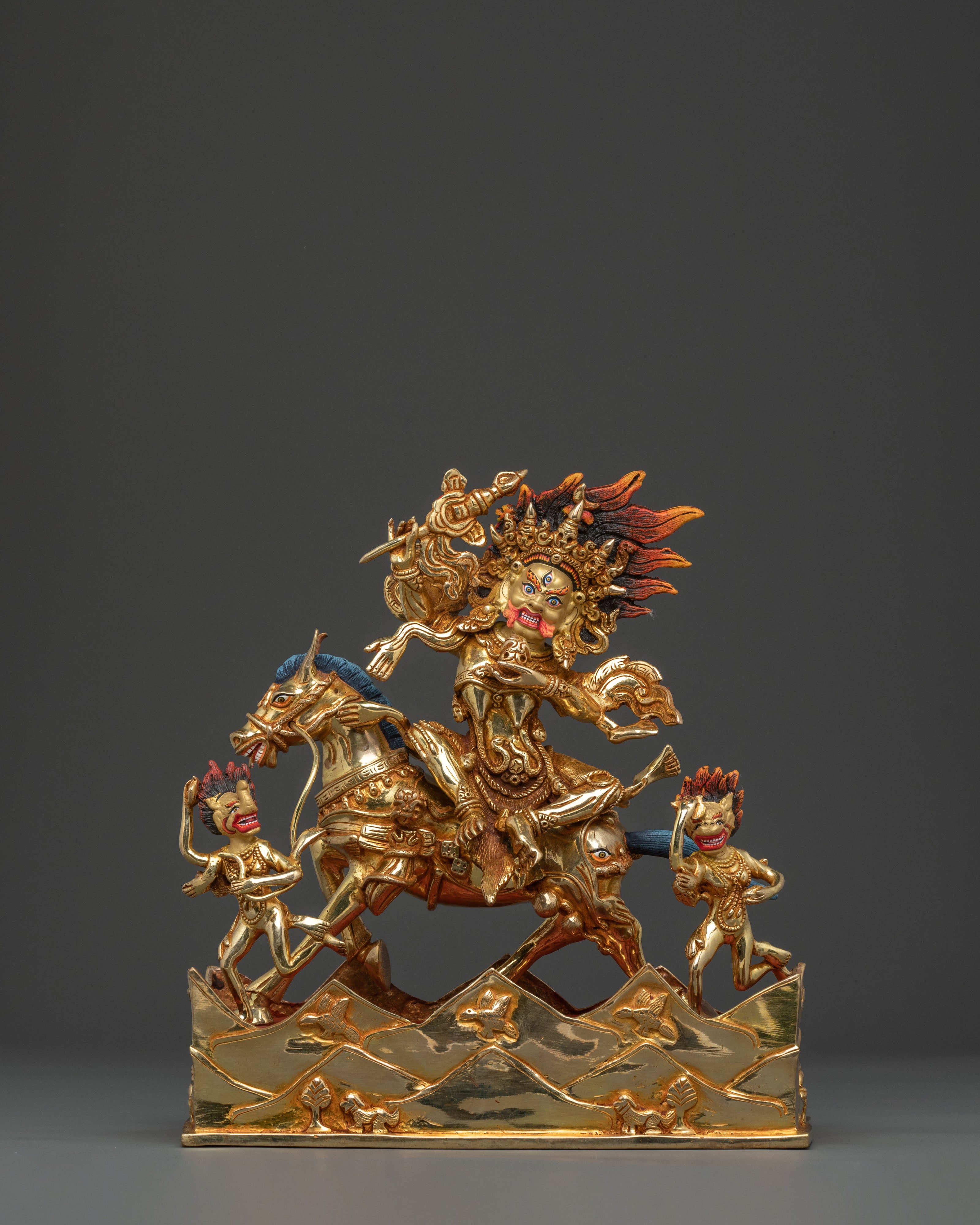 Palden Lhamo Sacred Sculpture | | Fierce Protector Goddess of Tibetan Buddhism