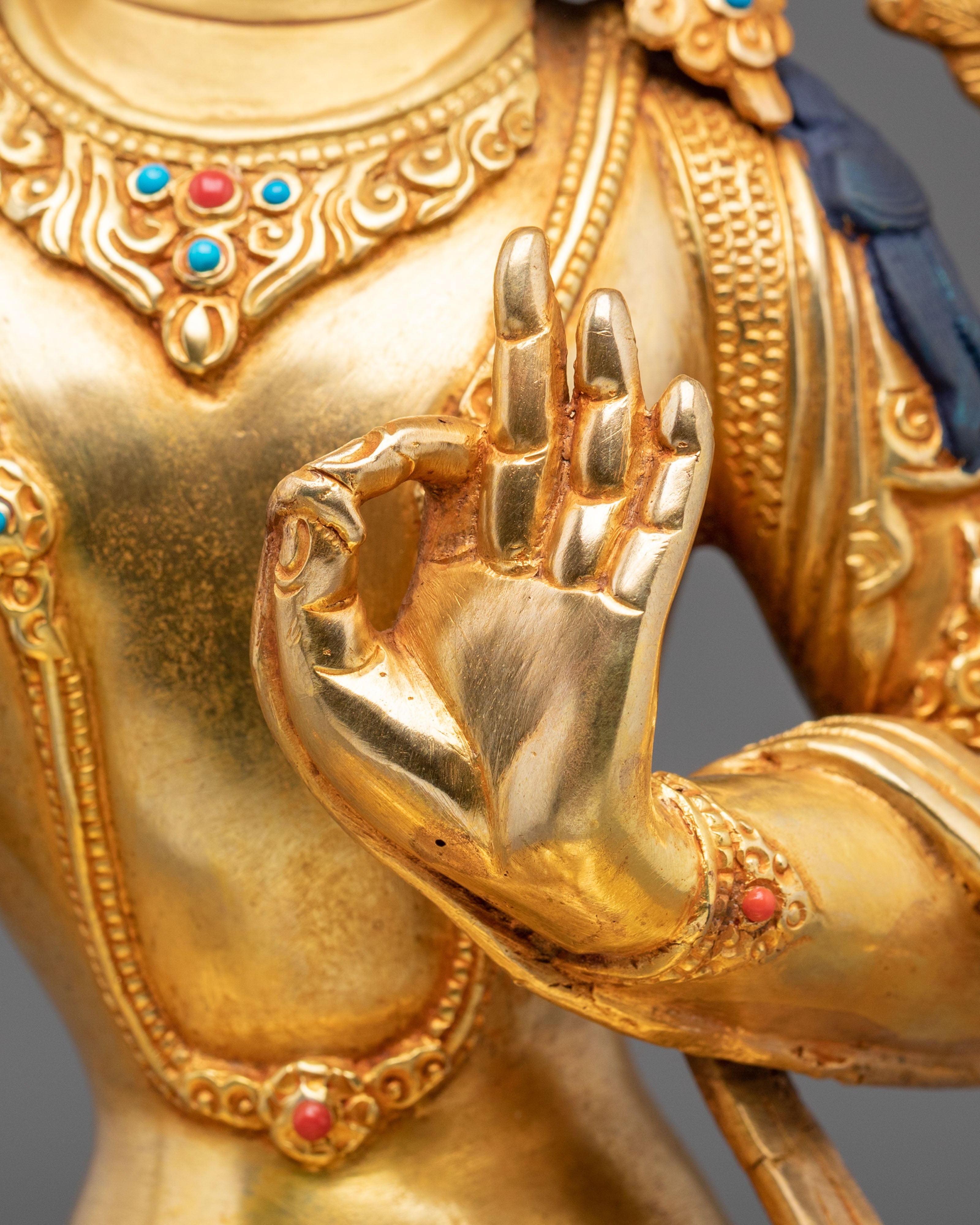 Manjughoṣa Statue of Wisdom | Made in Nepal