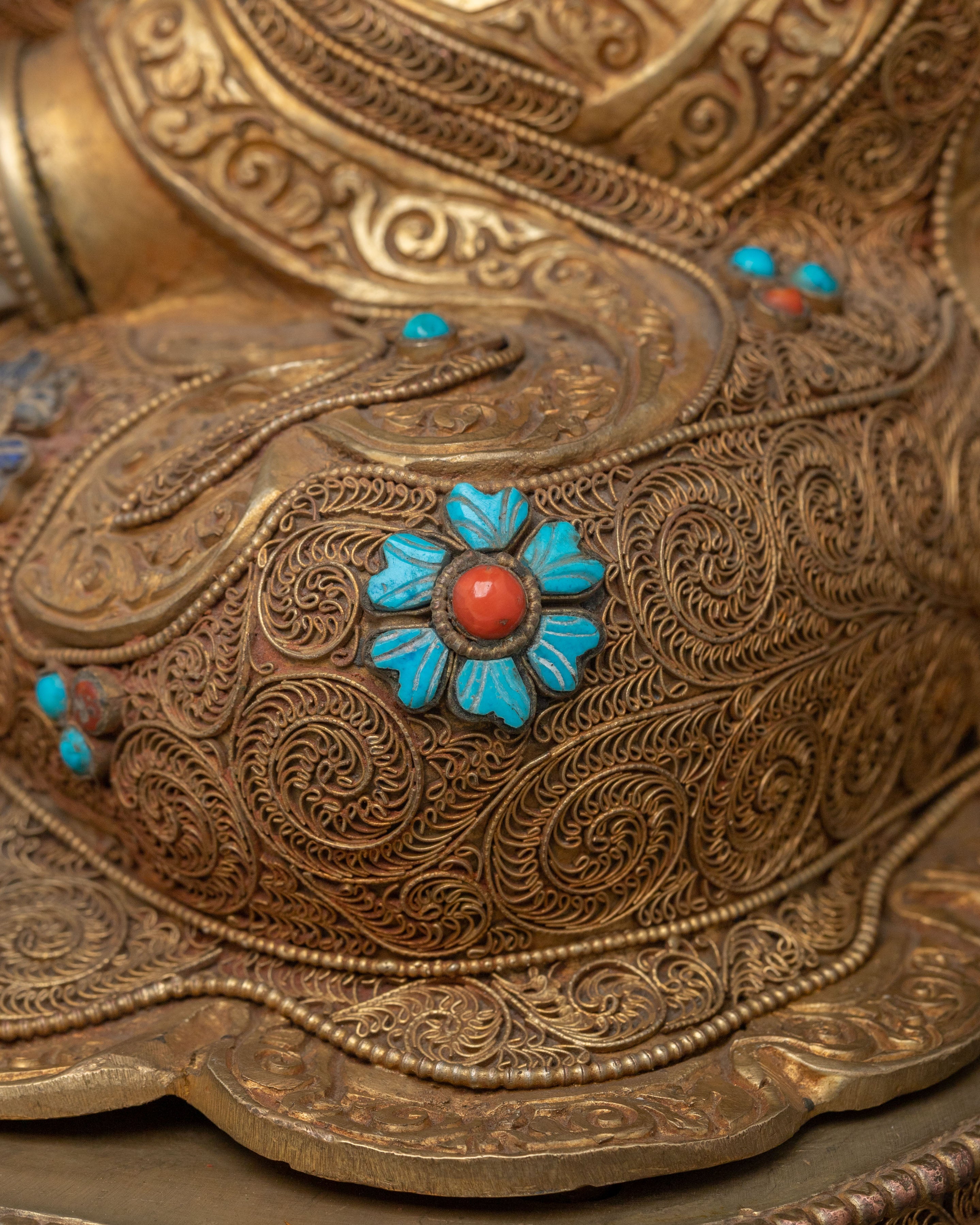 Sacred Guru Rinpoche Protection Statue