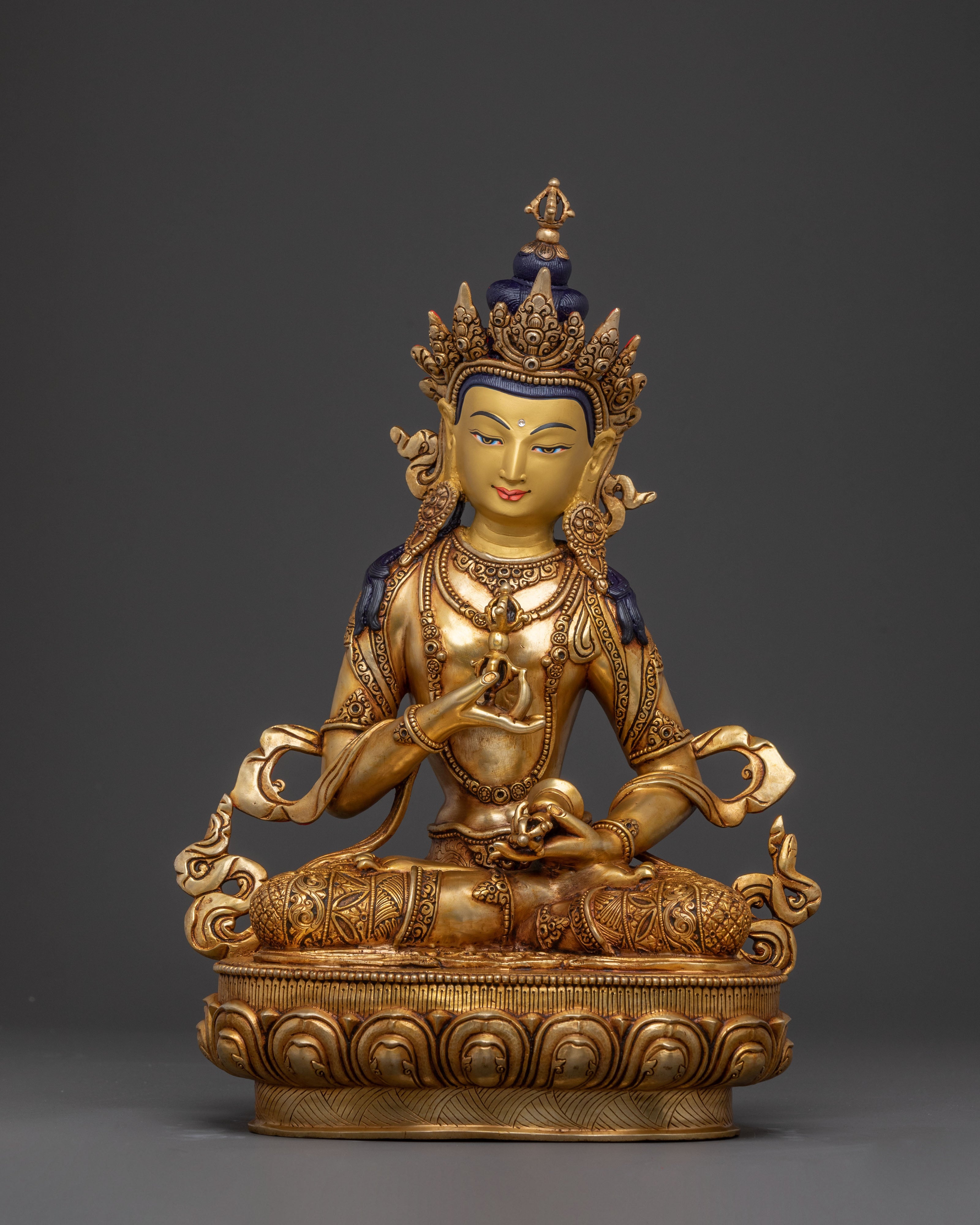 Six Bodhisattva Statue Altar Set | Hand-Gilded Copper Statue