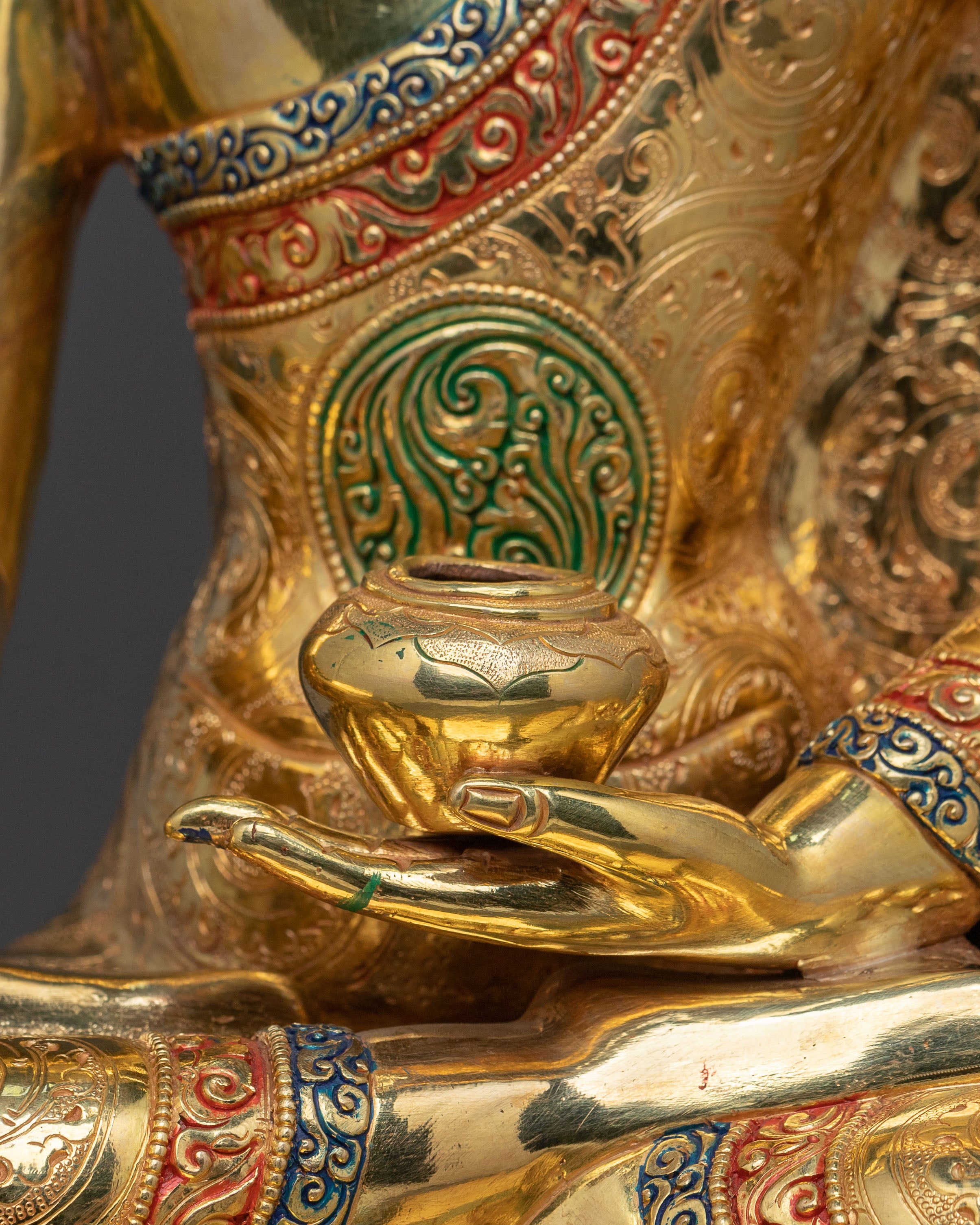 Handcrafted Shakyamuni Buddha Sacred Figure