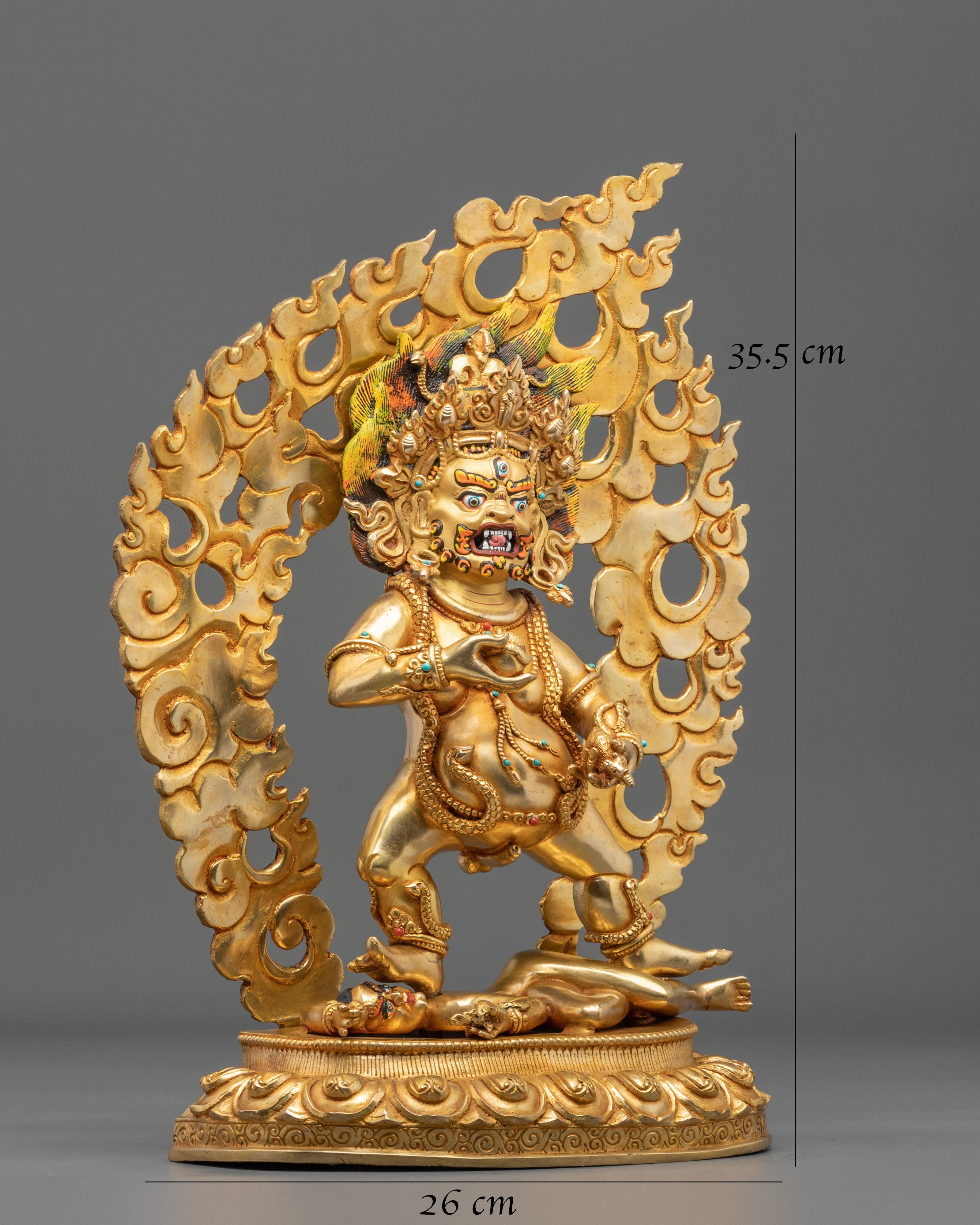 Black Dzambhala Statue | Tibetan Buddhist Protector