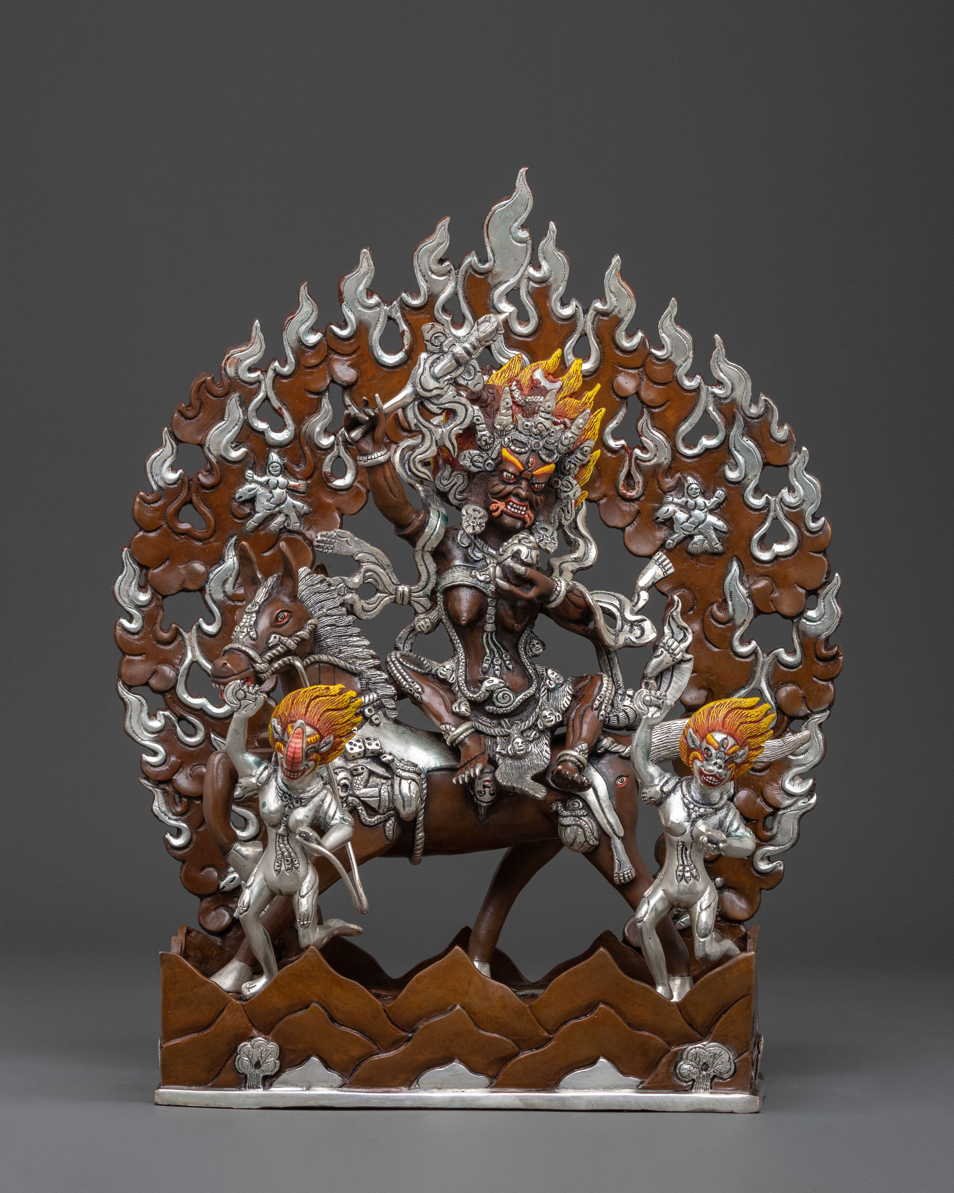 Palden Lhamo Copper Statue