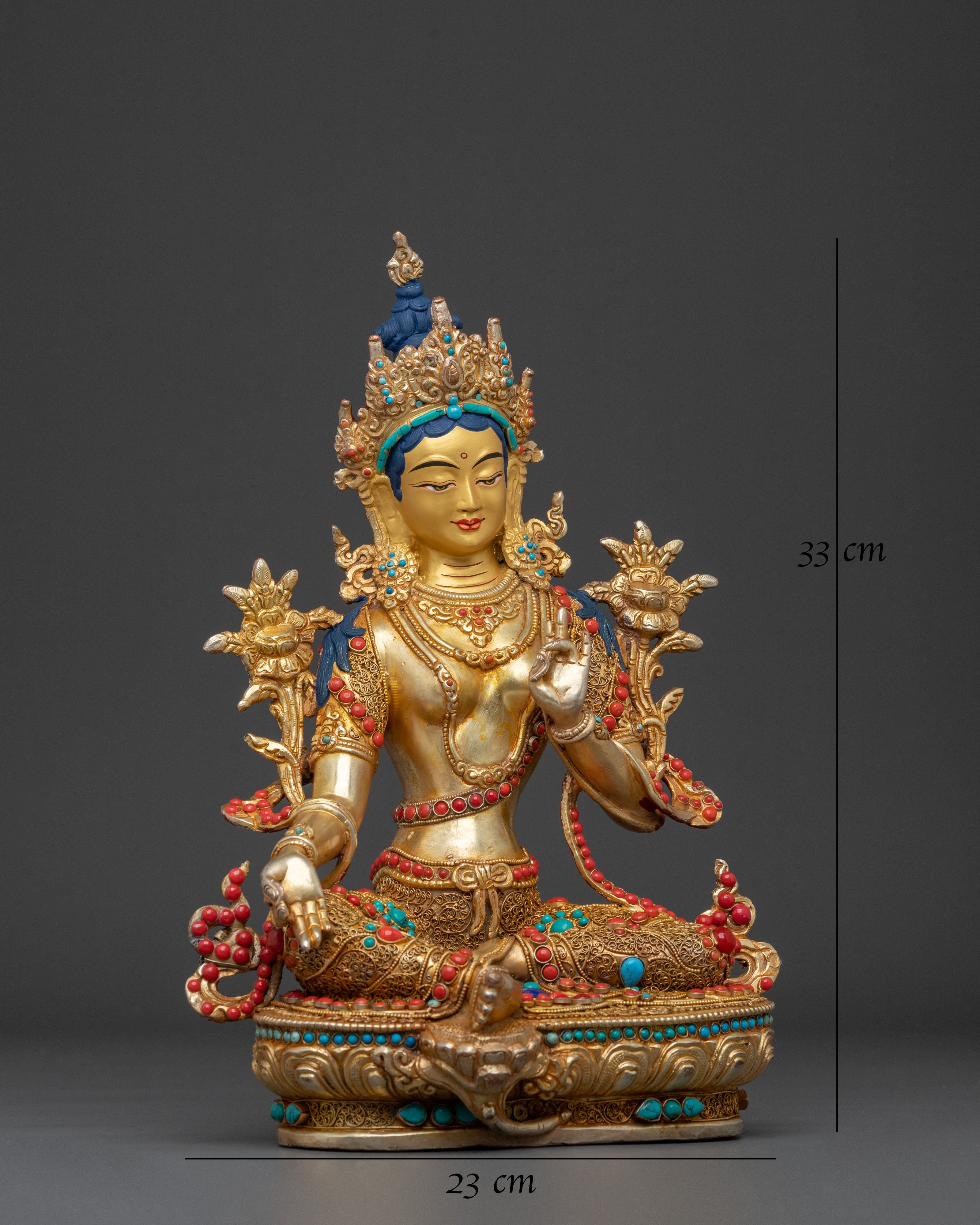 Green Tara Statue: Compassionate Protector