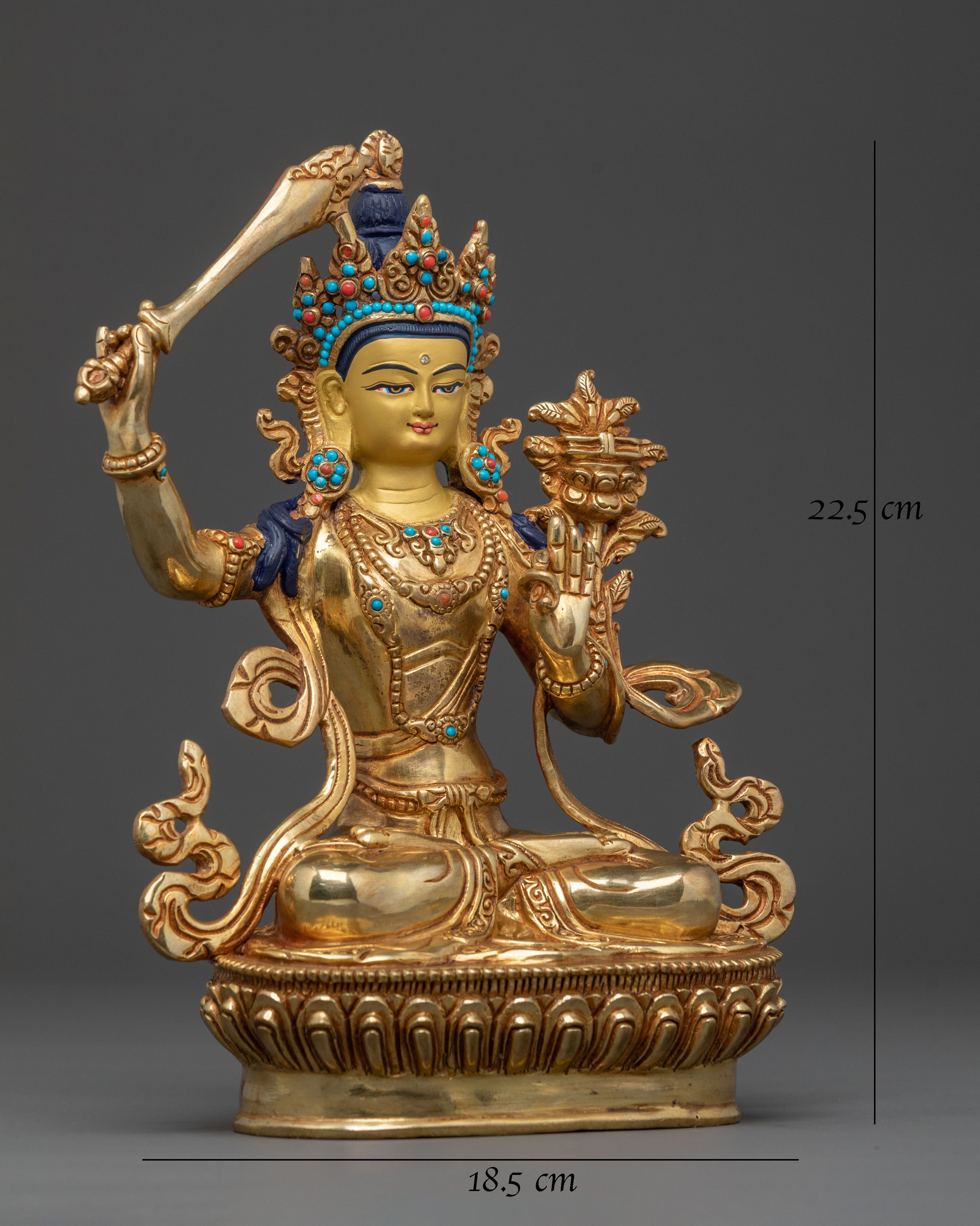 Divine Manjushri Statue | Buddhist Altar Decor