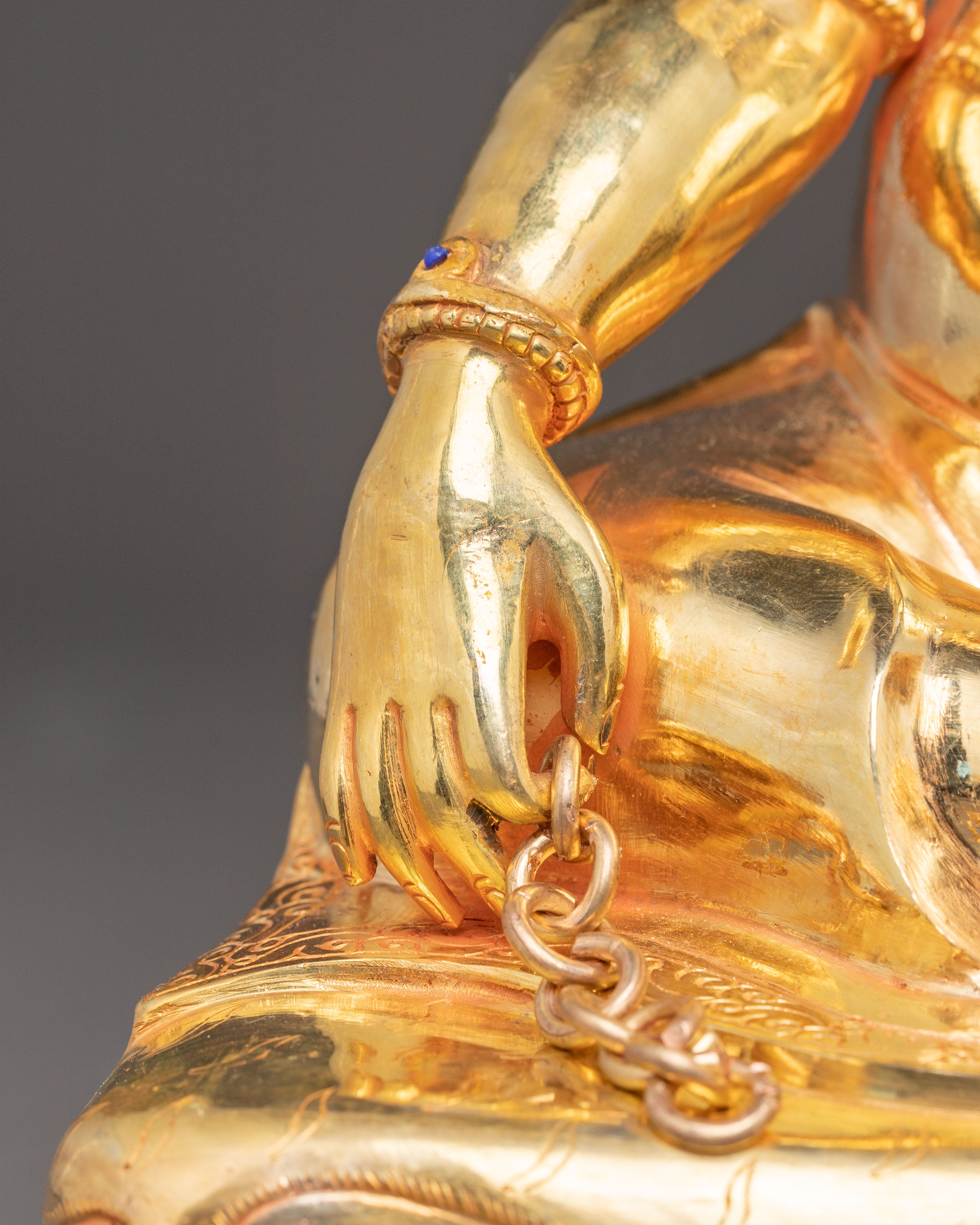 Handcrafted Thangtong Gyalpo Statue | Tibetan Buddhist Master Sculpture