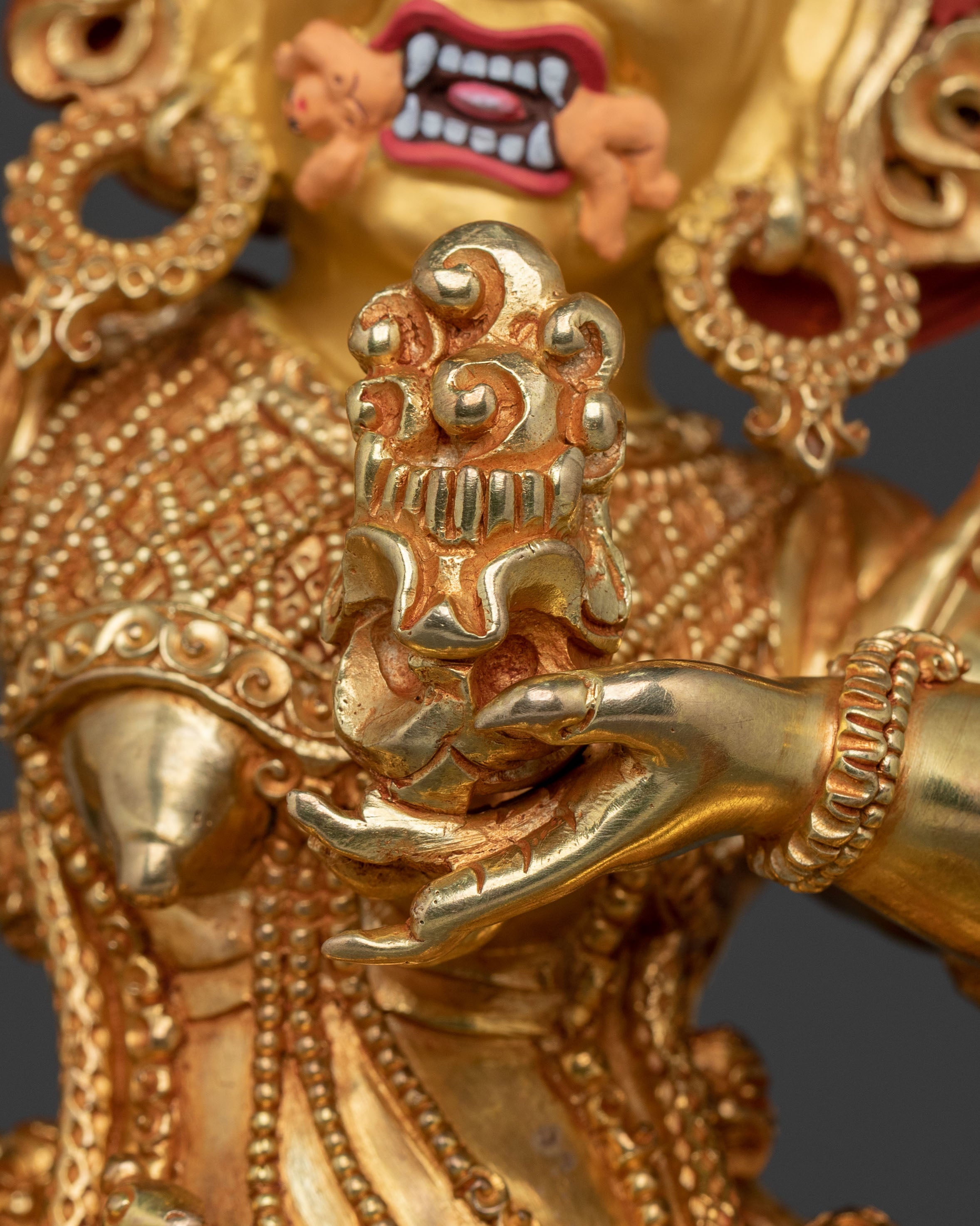 Palden Lhamo Buddhist Figurine | Wrathful Deity of Protection