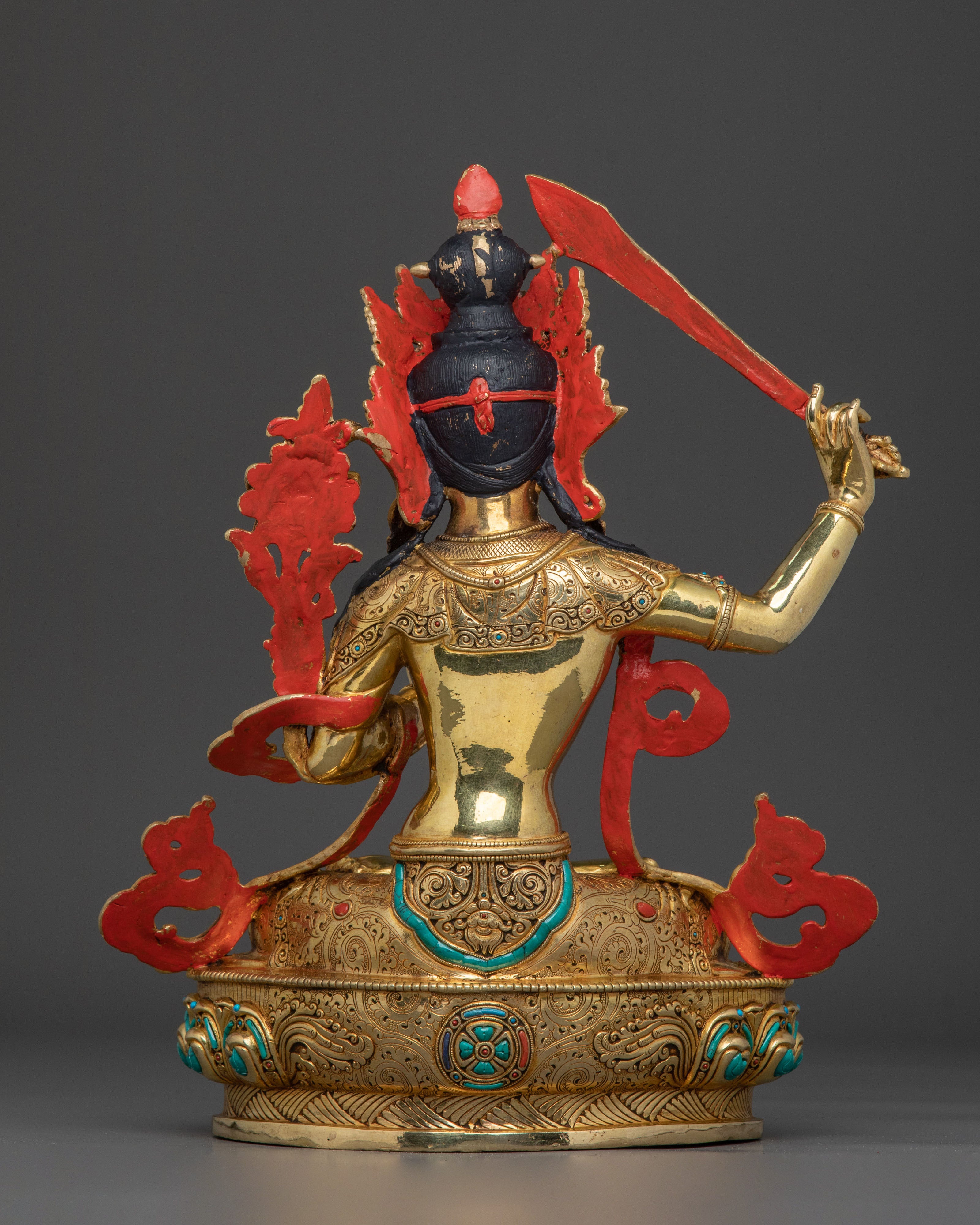 Handmade Six Bodhisattva Statue Set | 24K Gold Gilded Sacred Sculpture