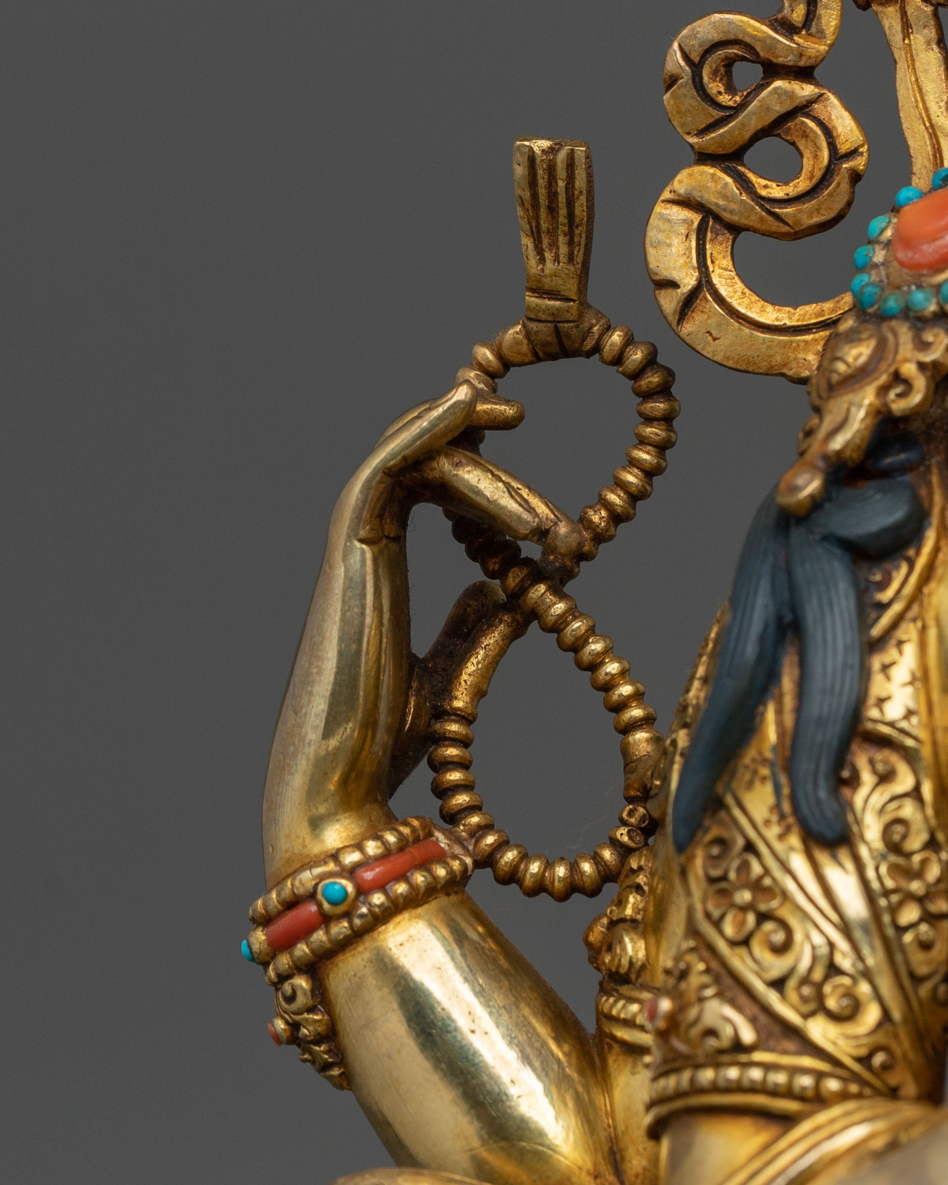 Tibetan Chenrezig Sacred Statue | Divine Figurine