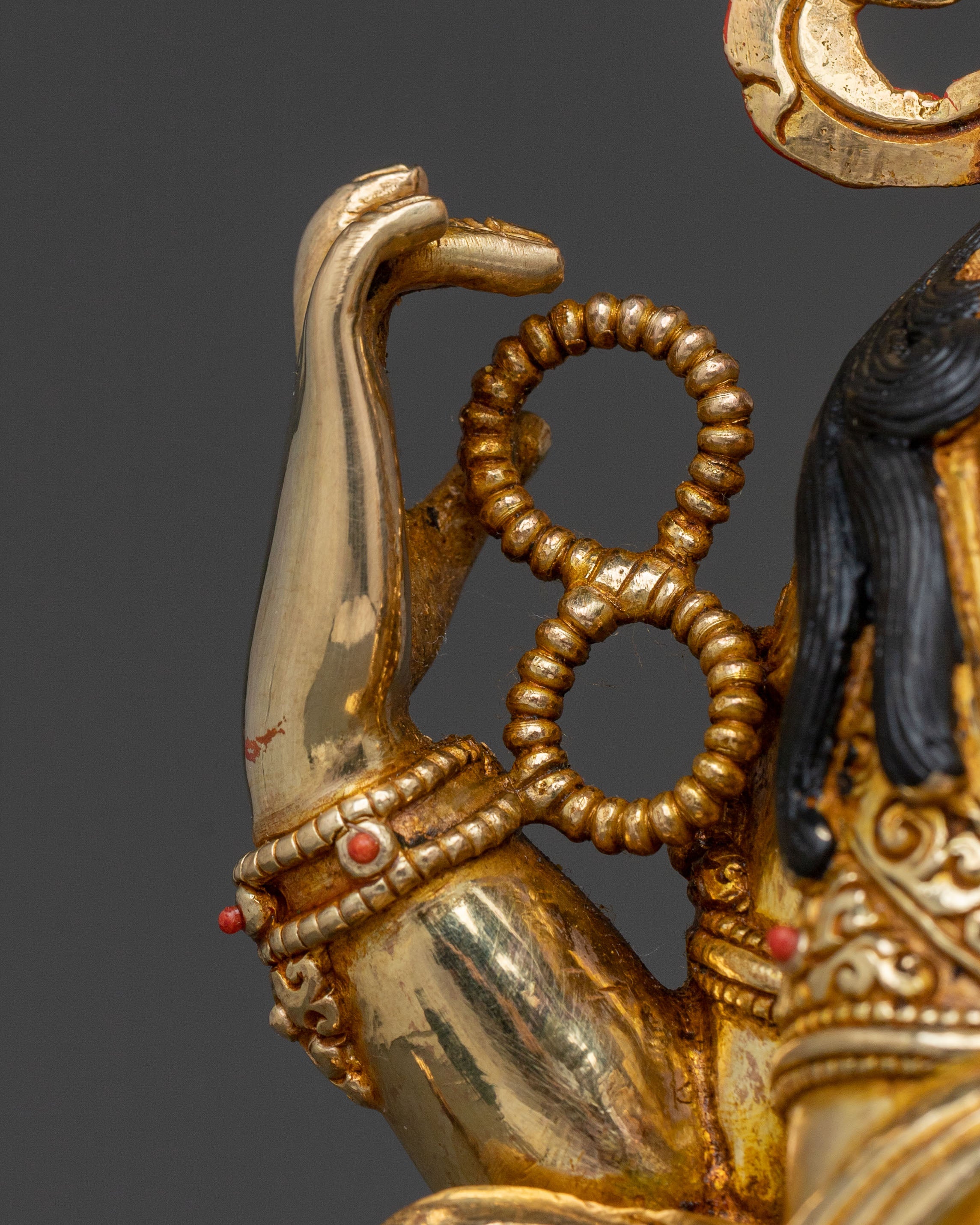 Chenrezig Sacred Statue with Copper Body | Spiritual Power and Protection