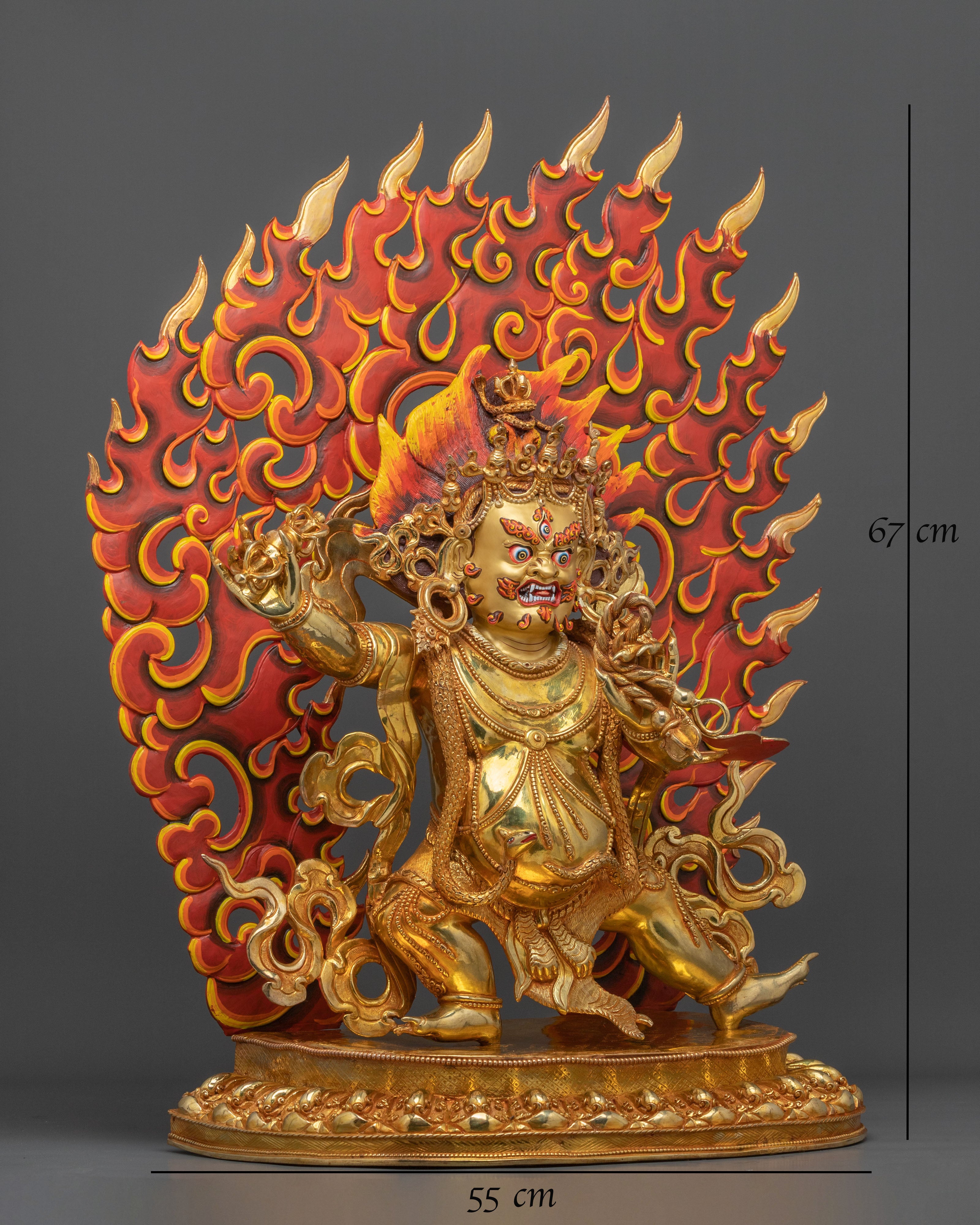 Vajrapani Fierce Buddhist Guardian Figure