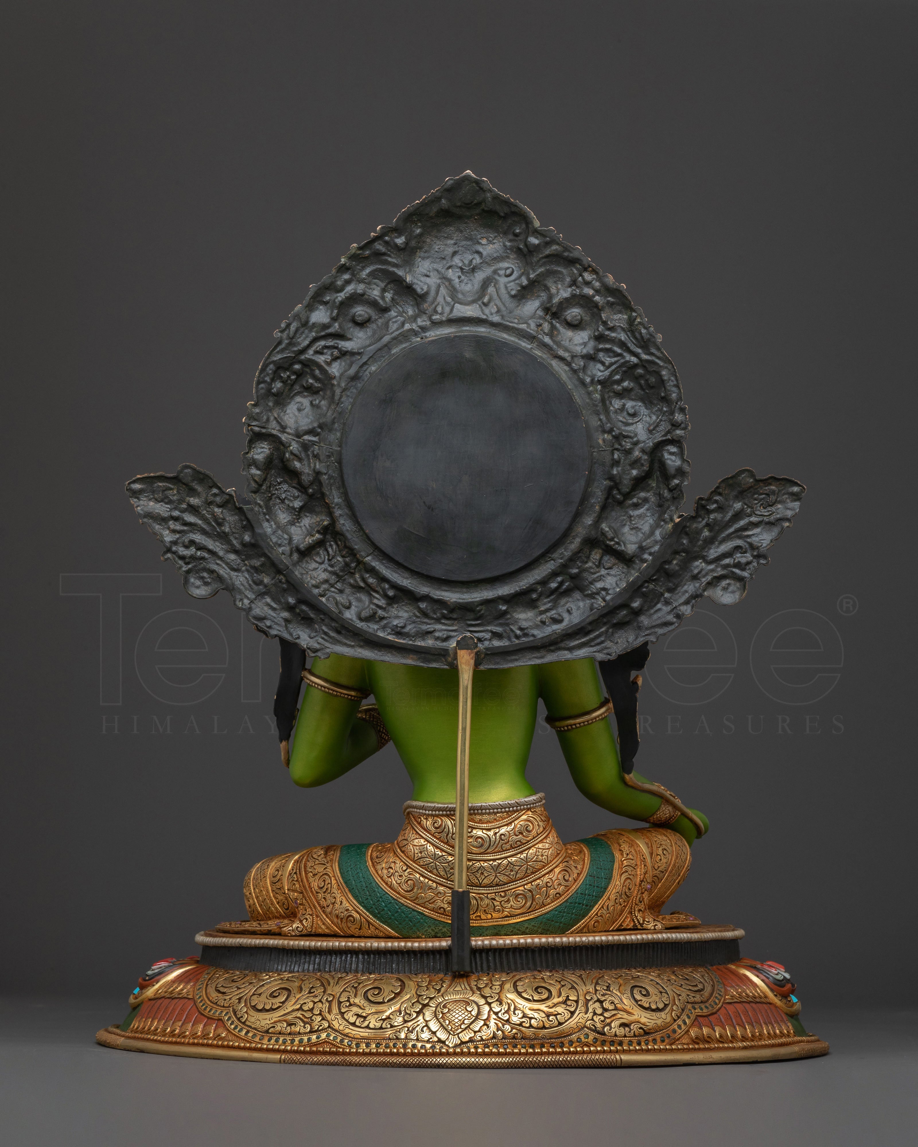 Green Tara Copper Statue | Goddess of Compassion