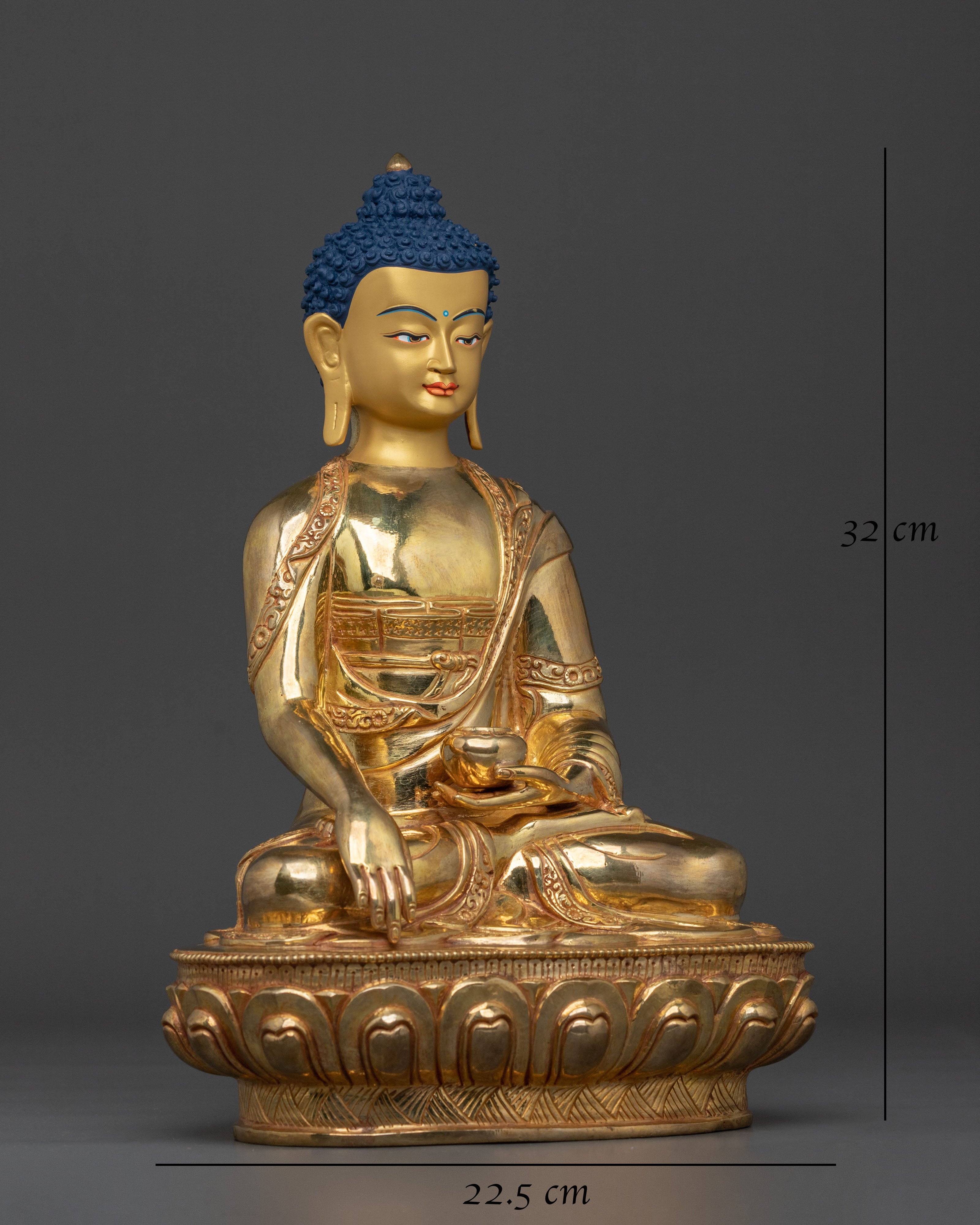 Handmade Shakyamuni Buddha Sculpture for Altar