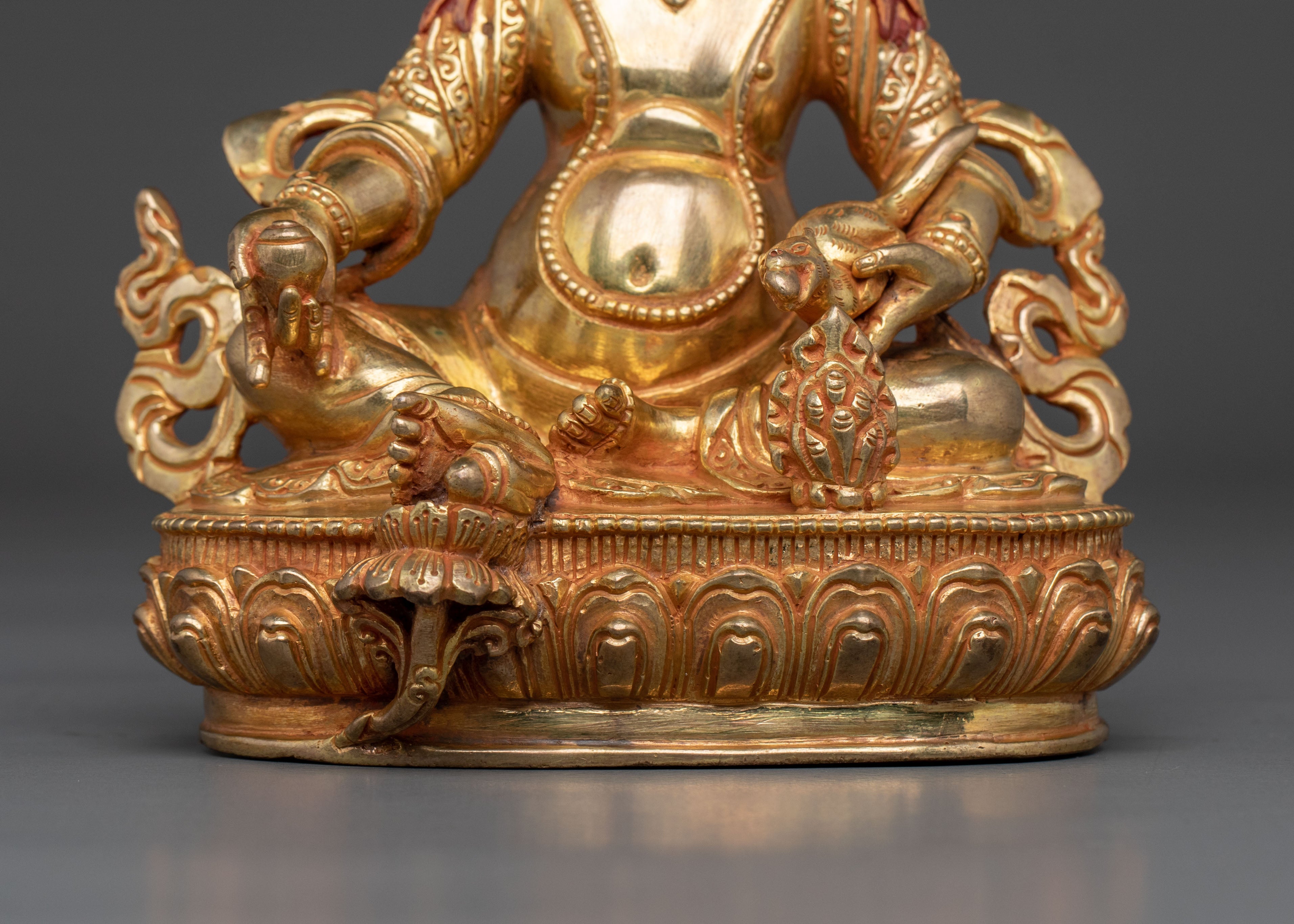 Dzambhala Statue Tibetan Wealth God | Buddhist Deity of Prosperity