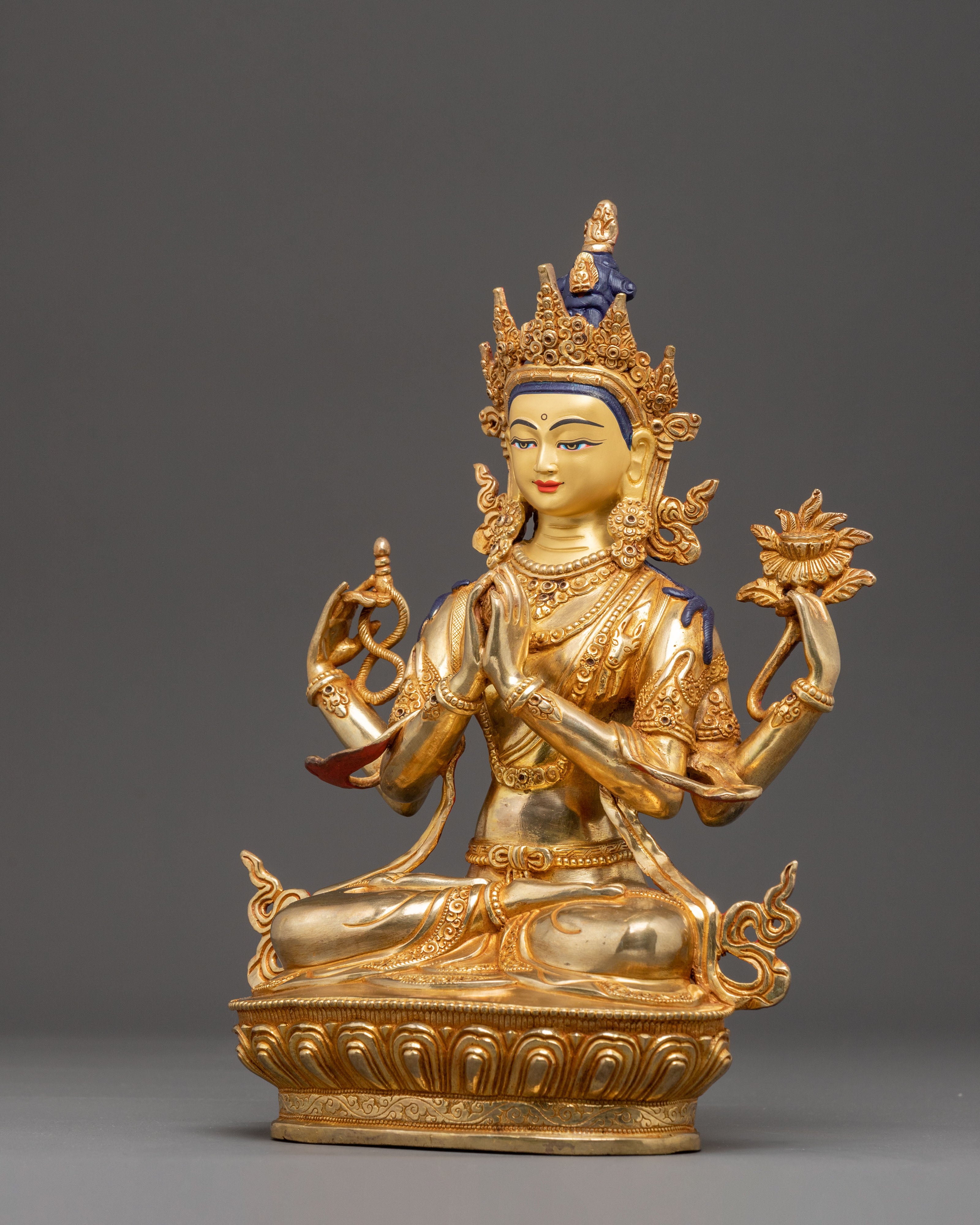 Radiant Statue Of Chenrezig | Bodhisattva of Compassion