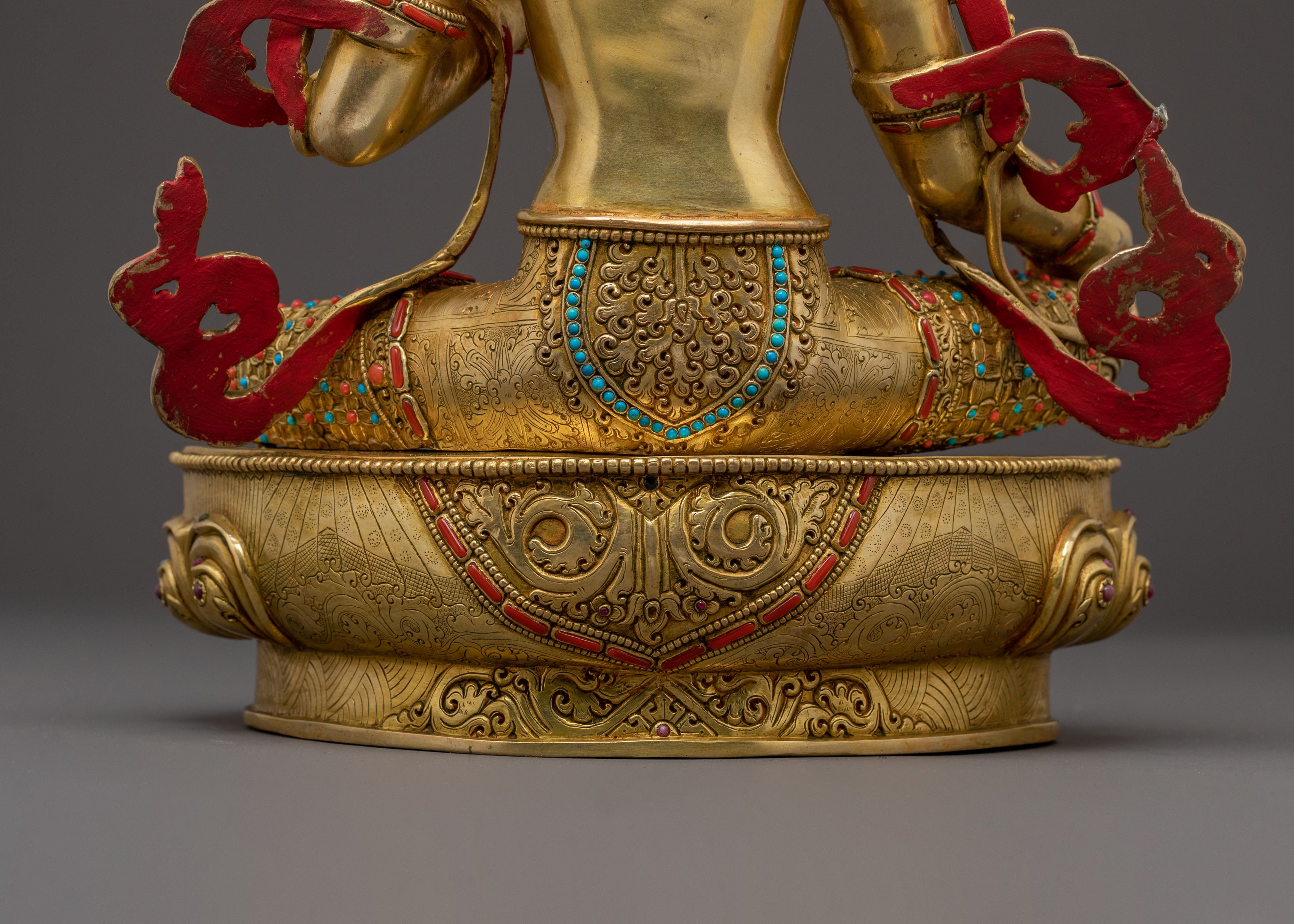 Mother Green Tara Sacred Statue | Spiritual Serenity