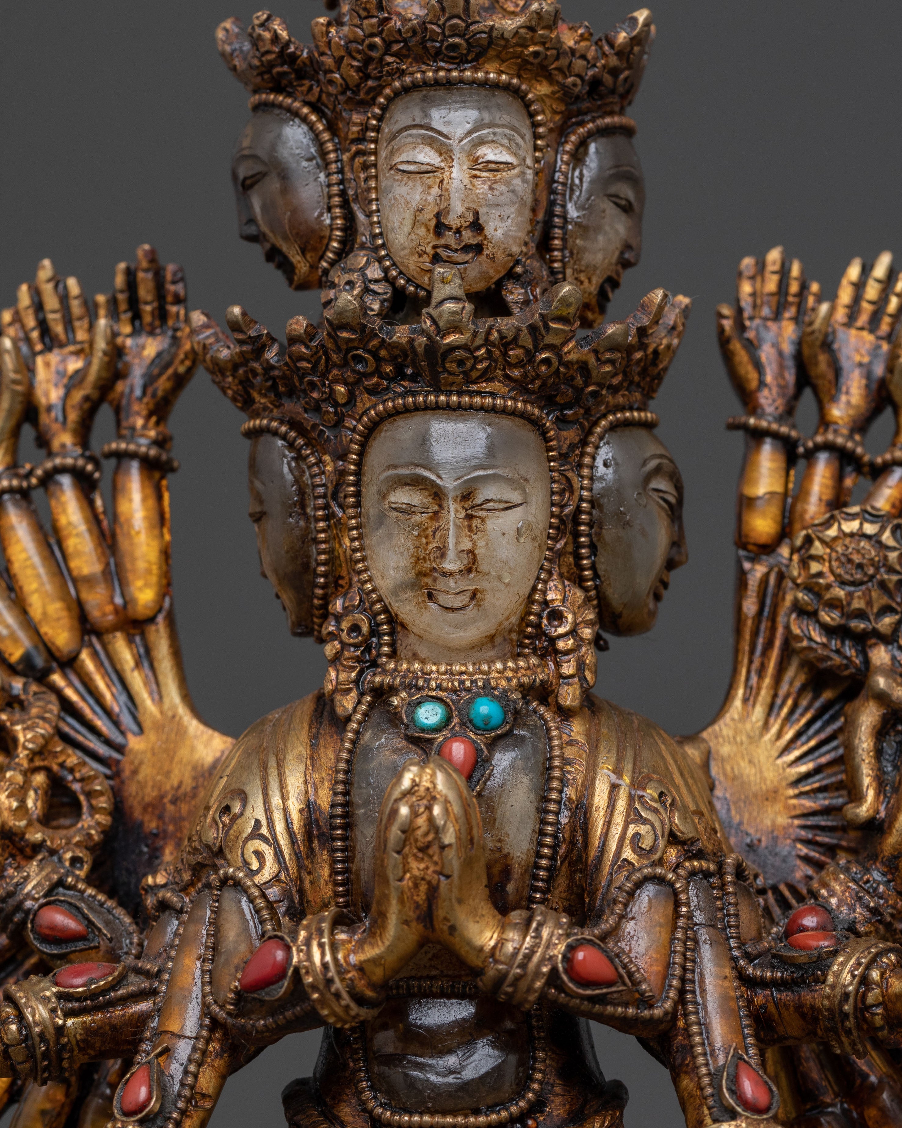1000 Armed Chenrezig Spiritual Statue | Home Decor