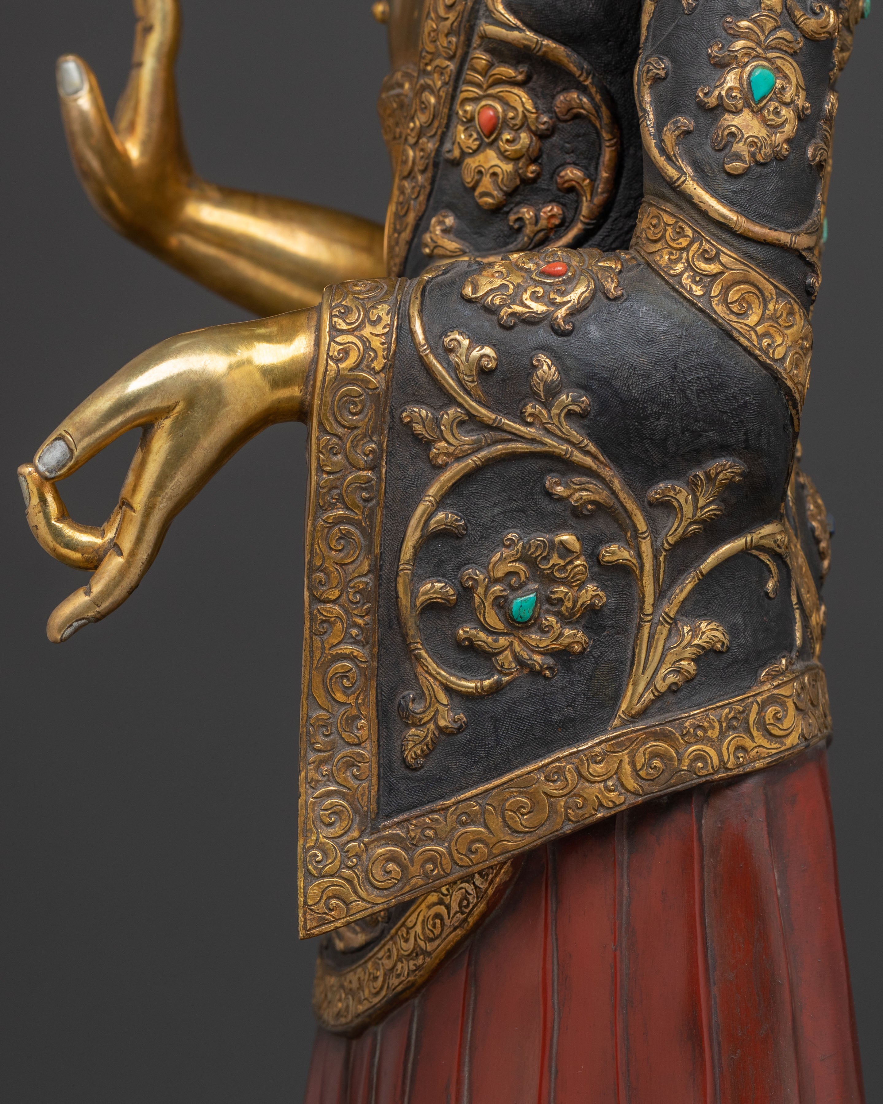 Dipankara Buddha: 24K Gold Gilded