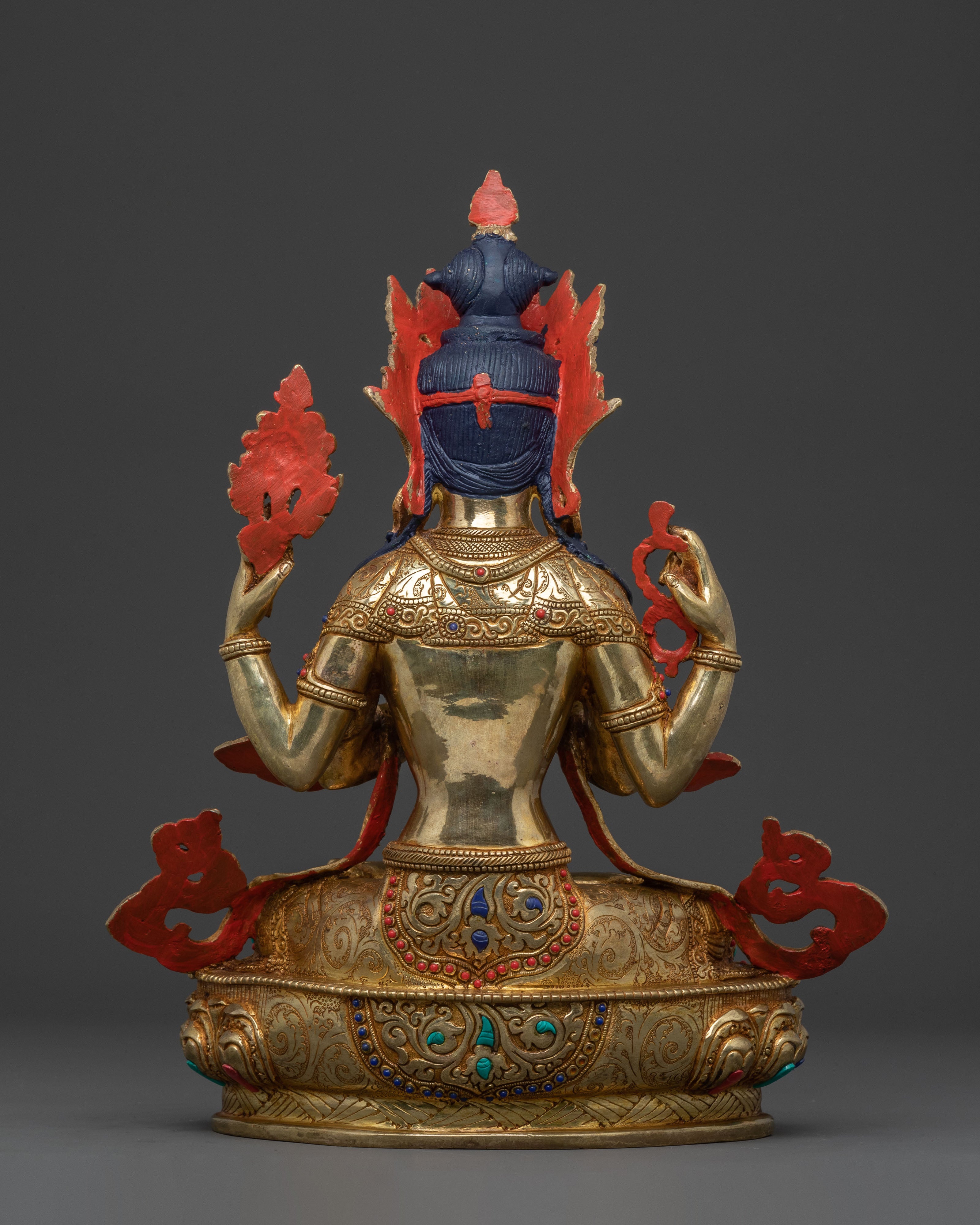 Handcrafted Chenrezig Bodhisattva Statue | Home Decor