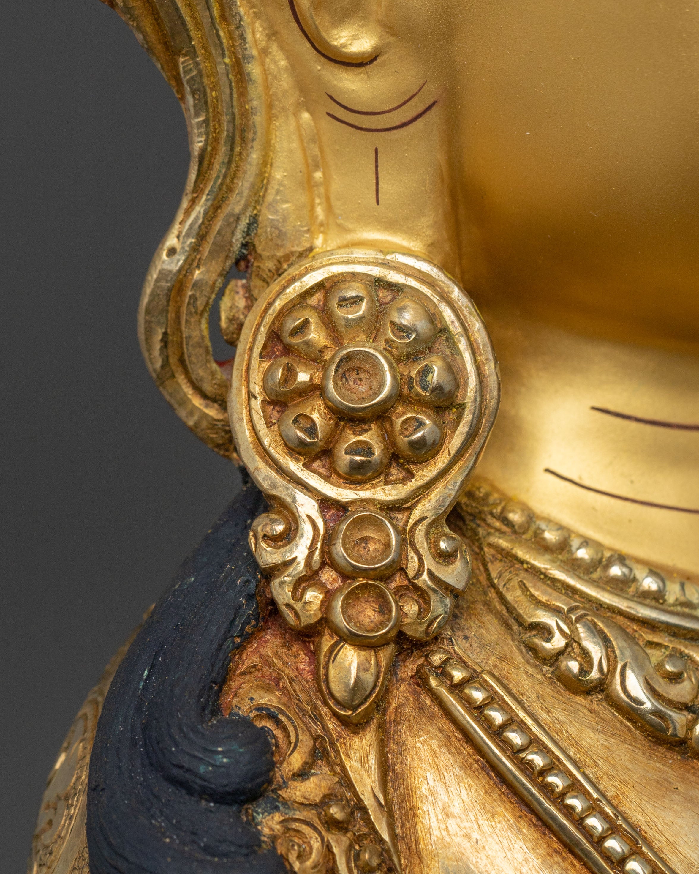 Vajrasattva Golden Statue | Spiritual Protection