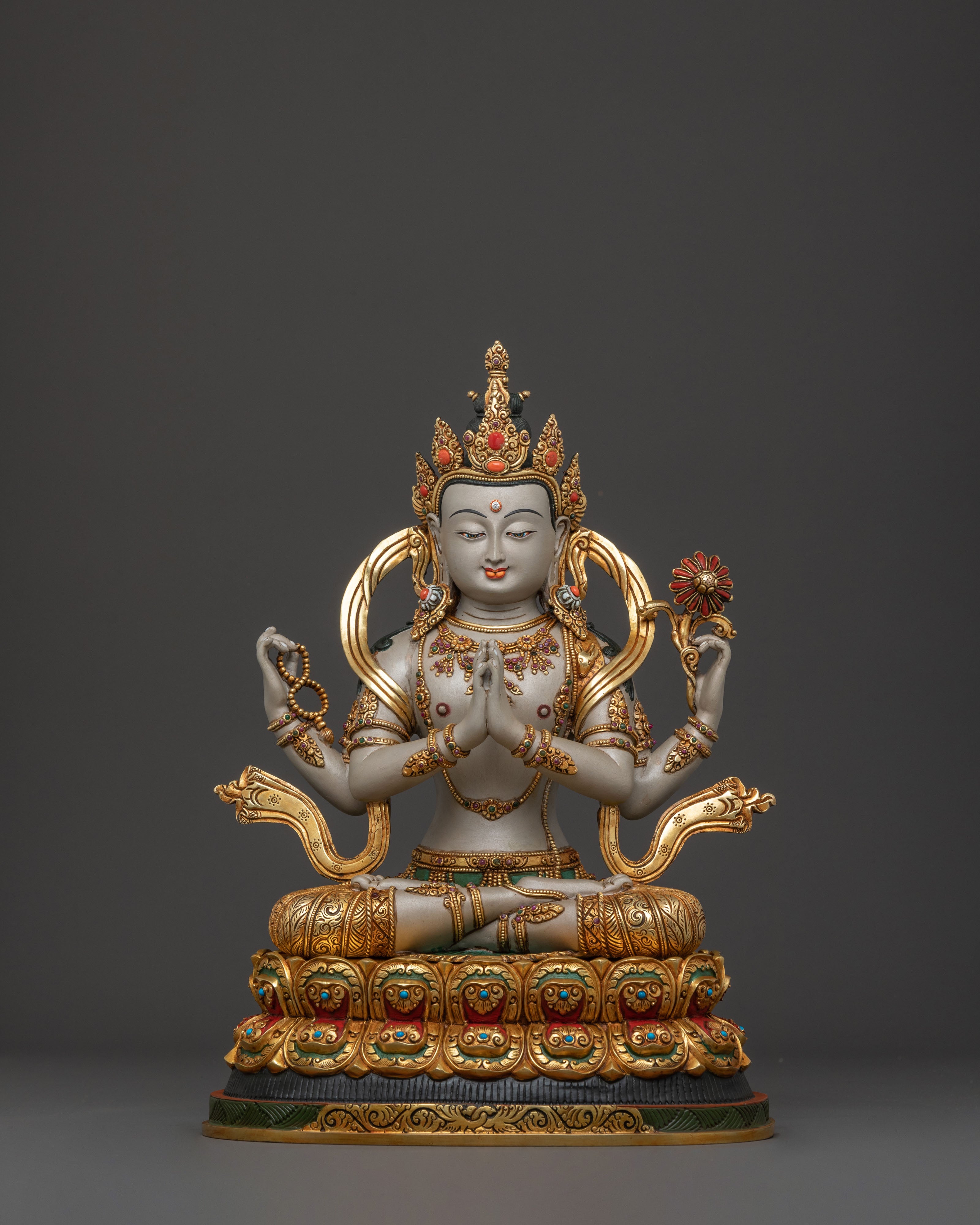 Chenrezig Peace Statue | Meditation Figure