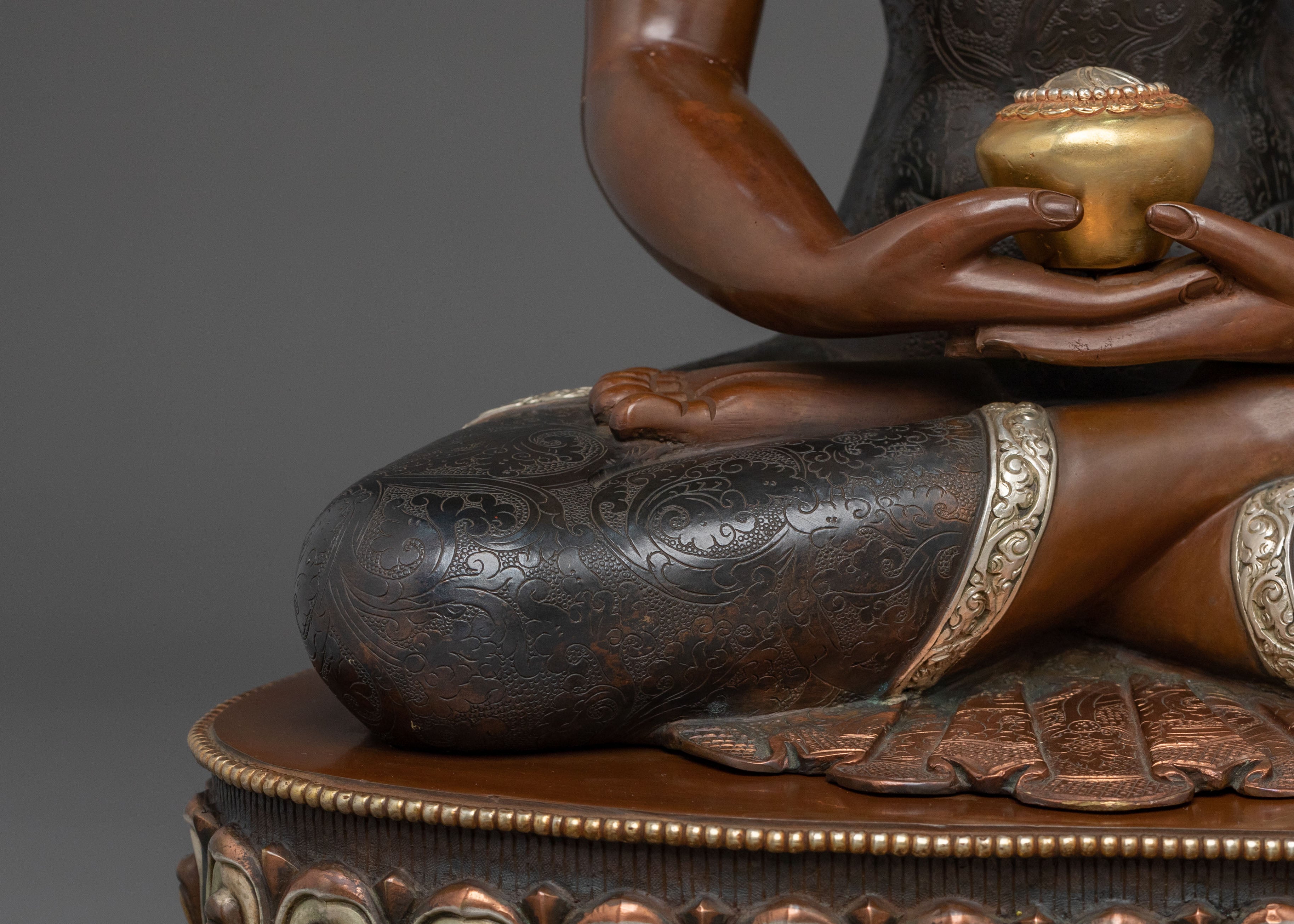 Pure Land Figurine of Amitabha Buddha | Sacred Tibetan Buddhist Figurine