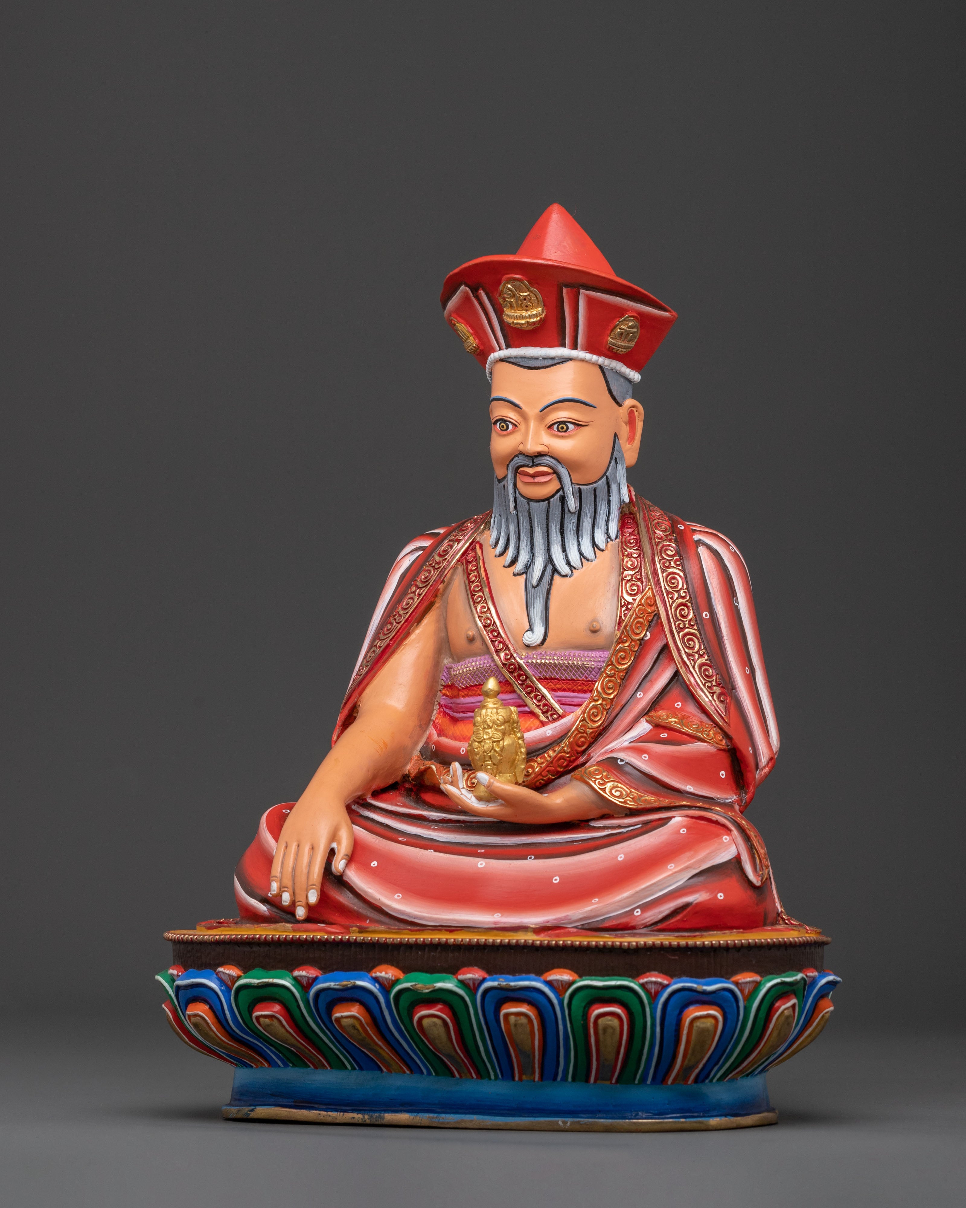 Buddhist Master: Guru Shapdum | Handcrafted Statue