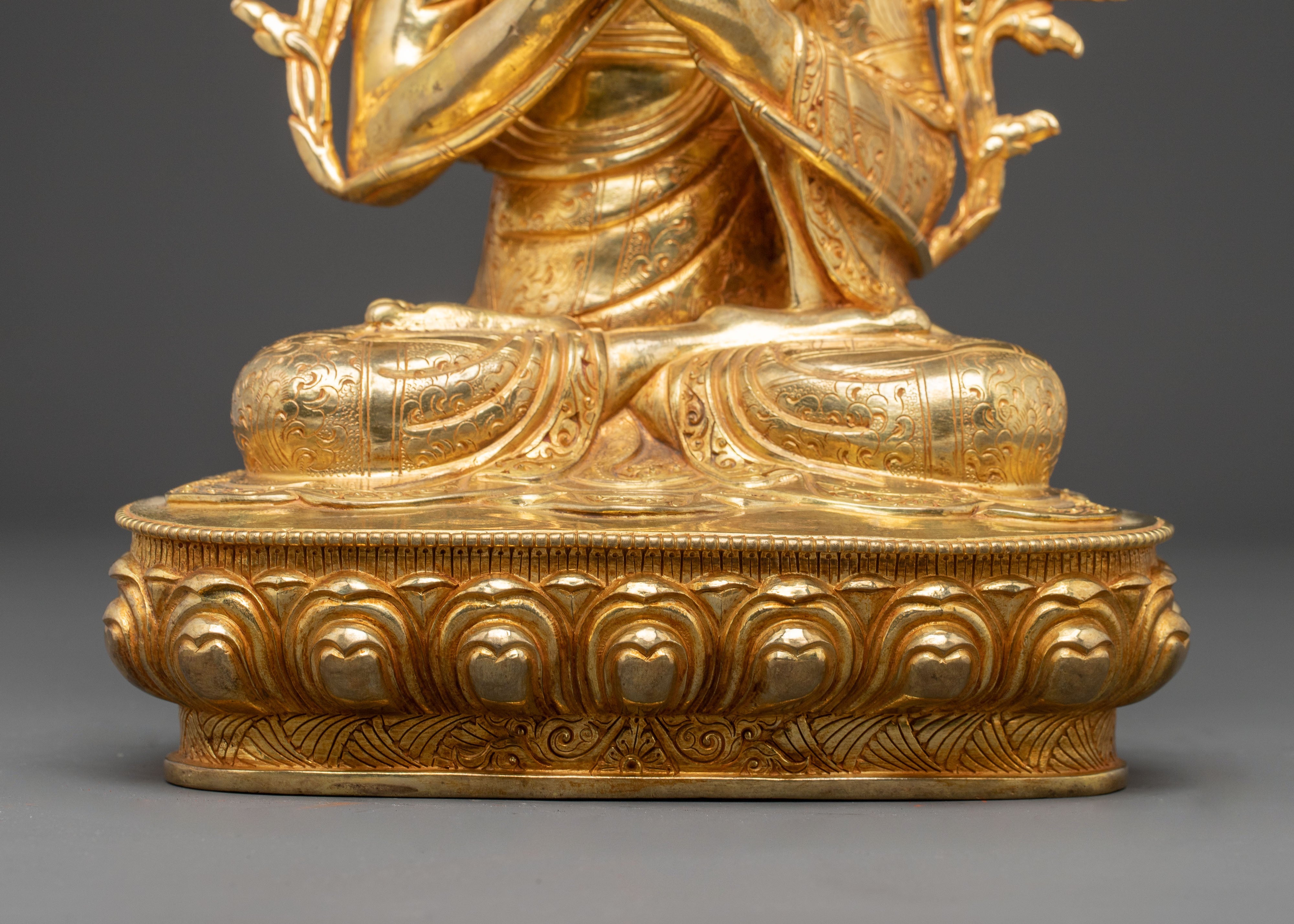 Tsongkhapa Statue: Founder of the Gelug School | Traditional Artwork