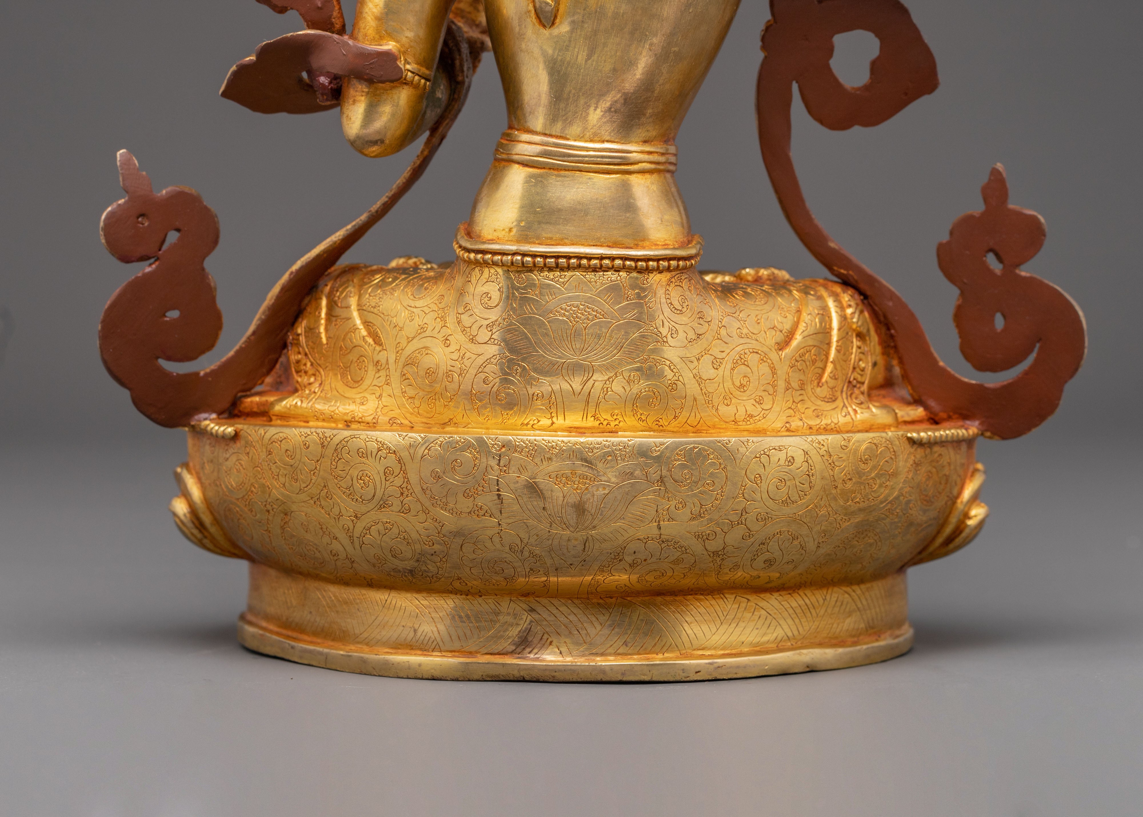 Handcrafted Radiant Statue of Manjushri | Embodiment of Supreme Wisdom