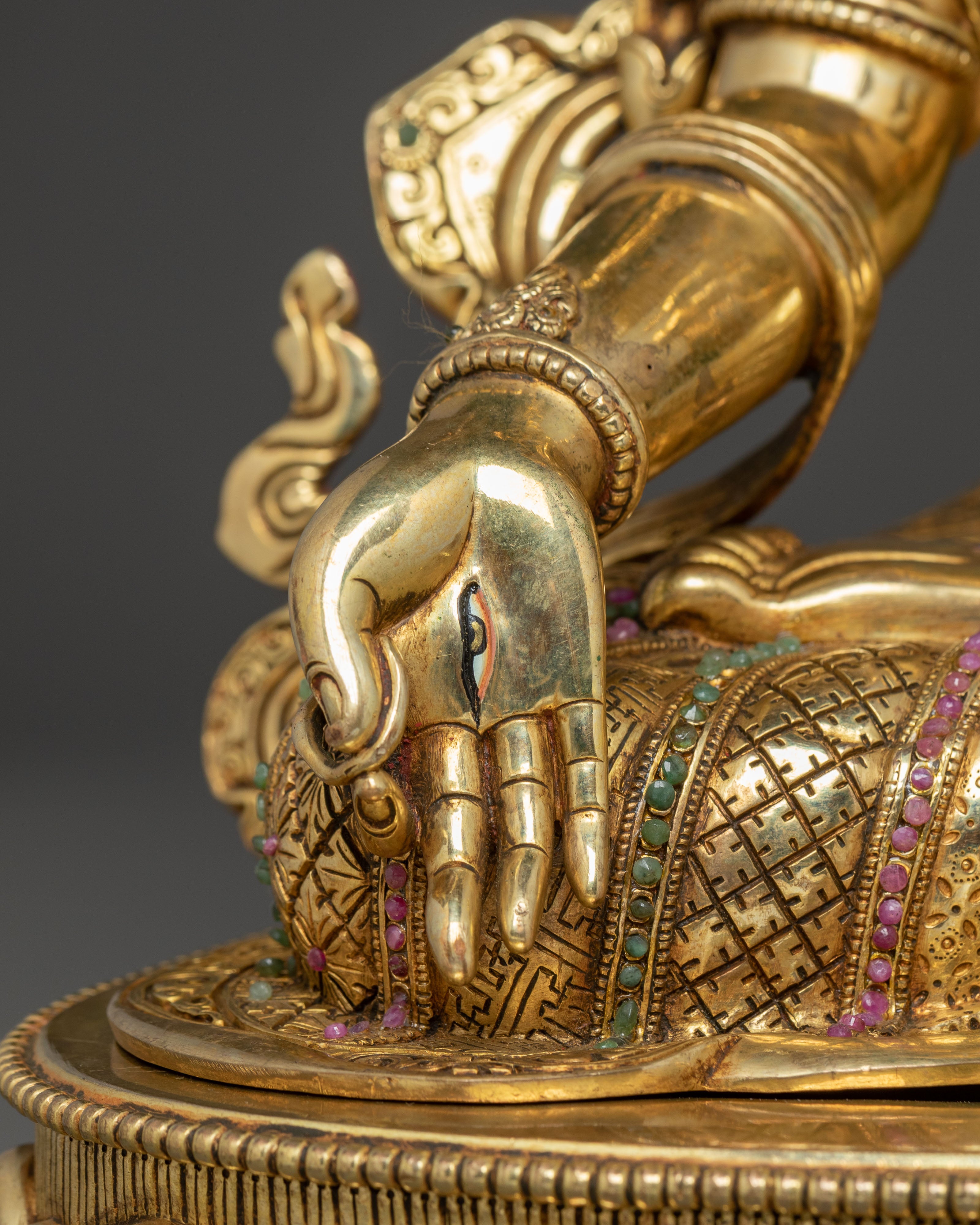 White Tara Statue: Deity of Long Life and Good Health
