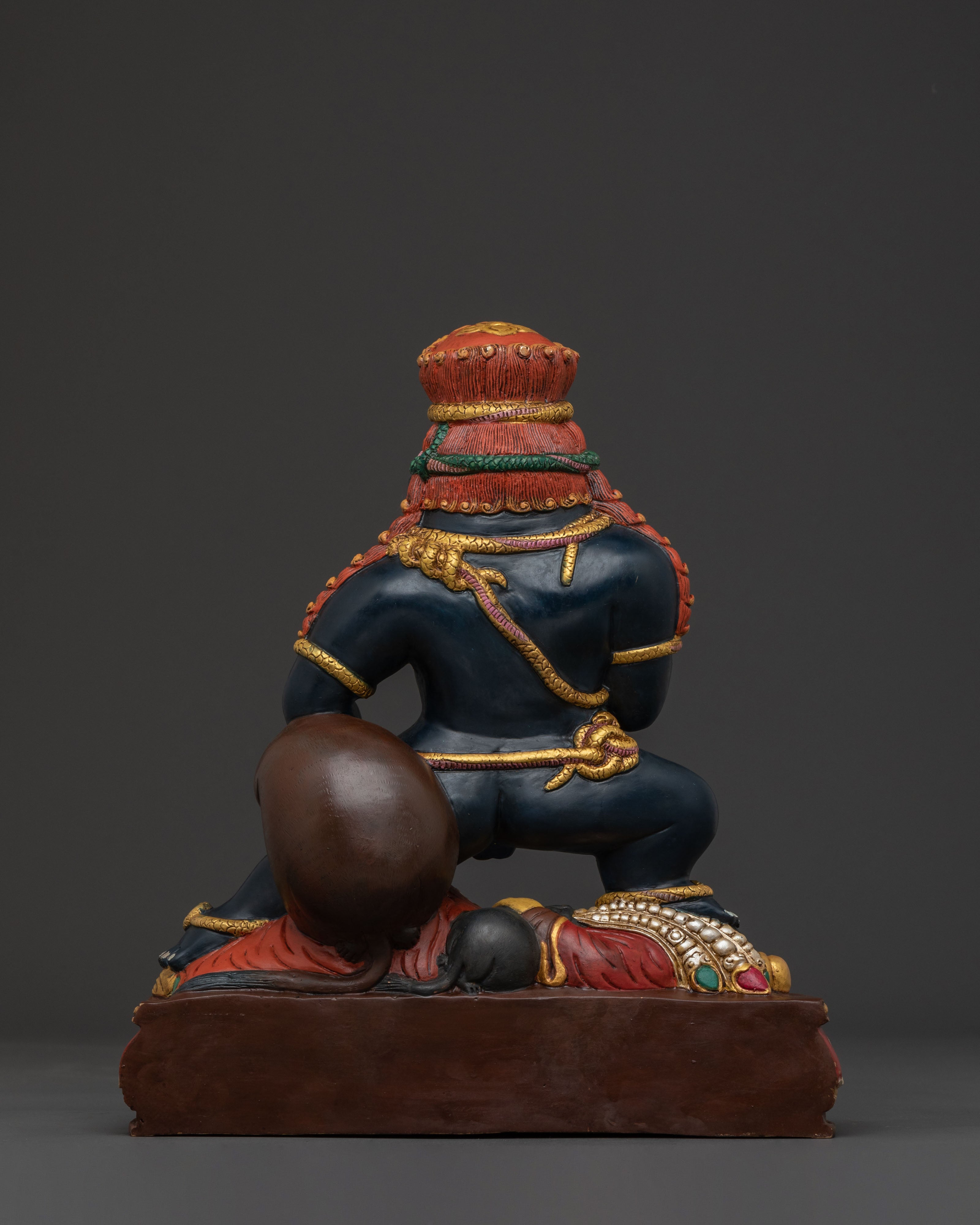 Black Dzambhala Tantric Statue | Wealth Deity