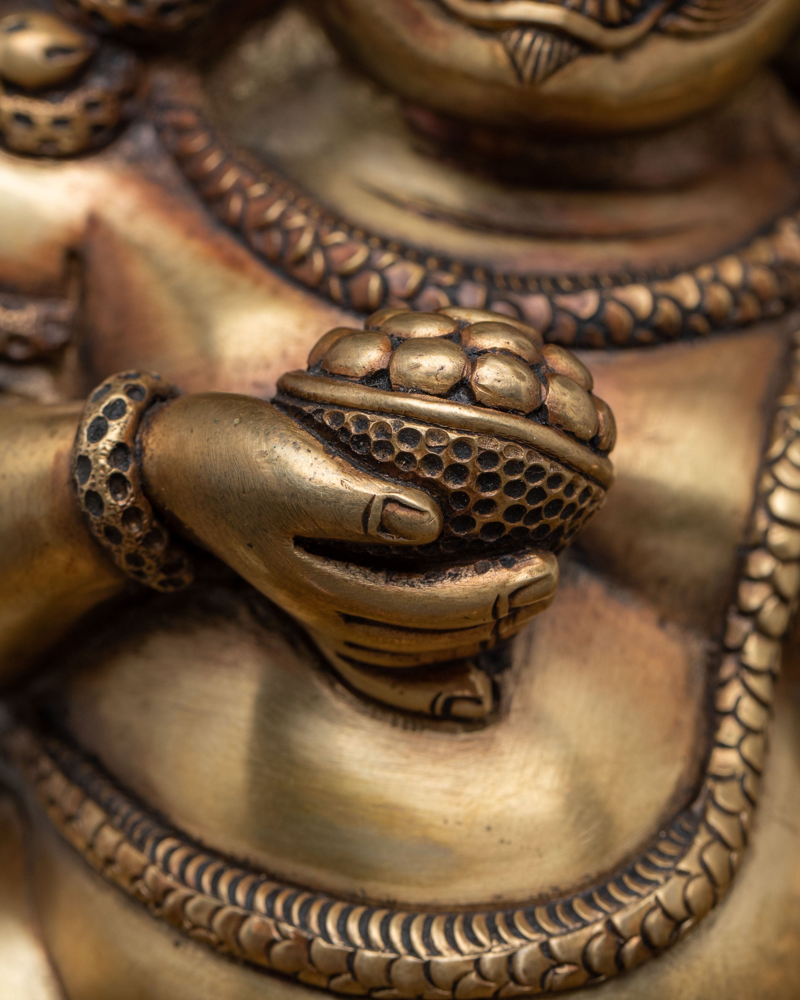 Black Dzambhala Spiritual Statue | Prosperity Guardian