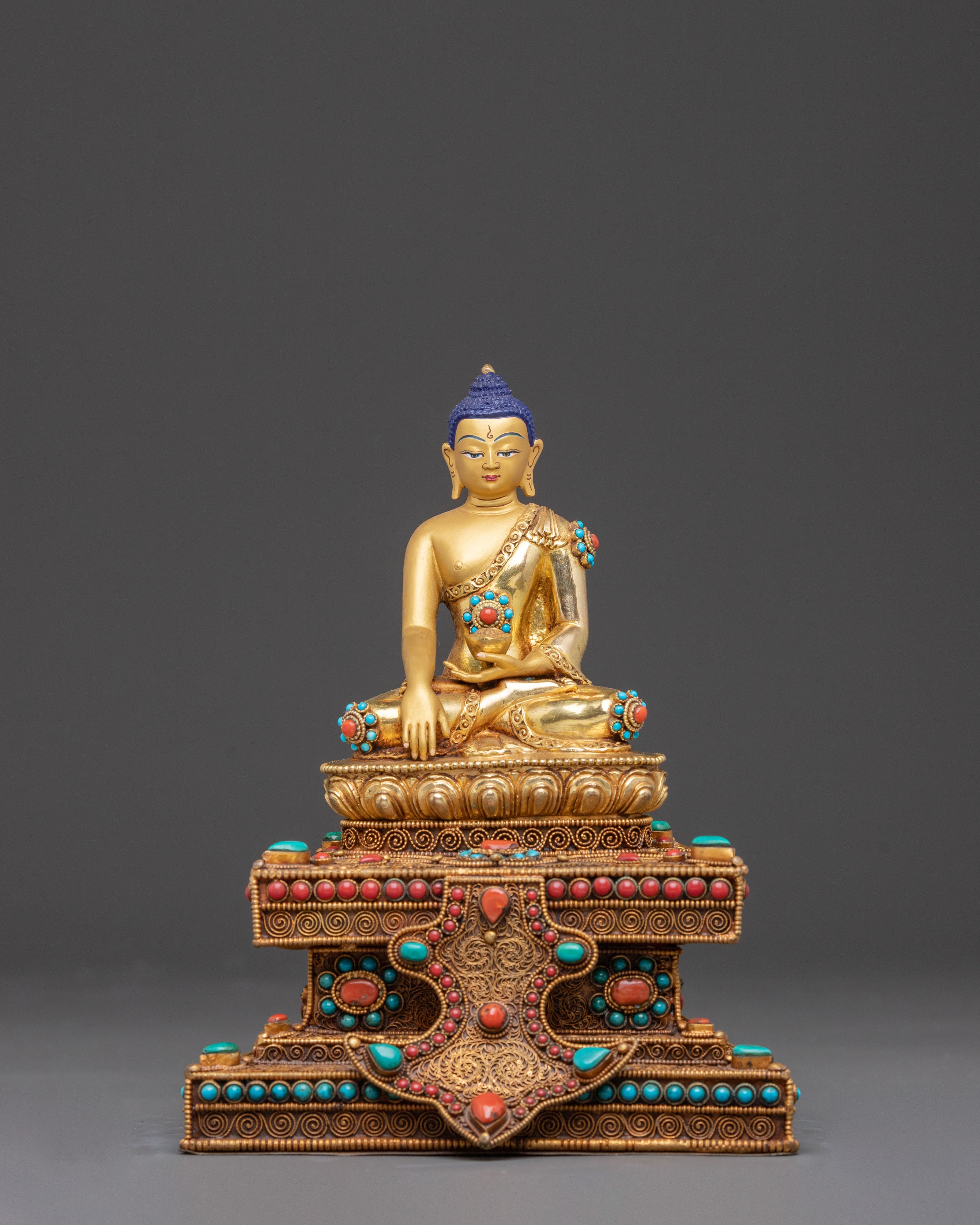 Handmade Shakyamuni Buddha Statue with Knowledge