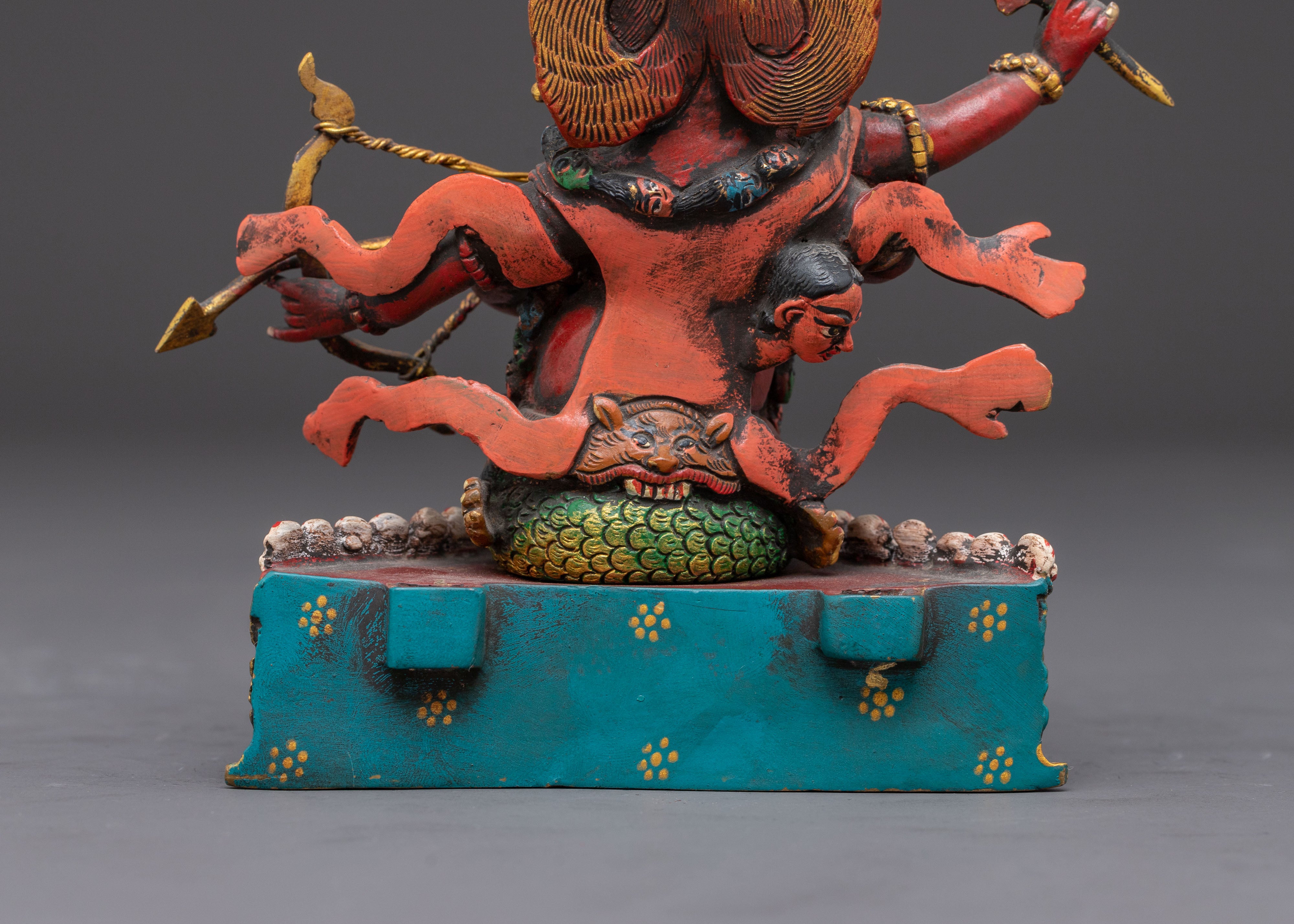 Statue of Rahula: Guardian of Dharma | Tibetan Buddhism Artwork