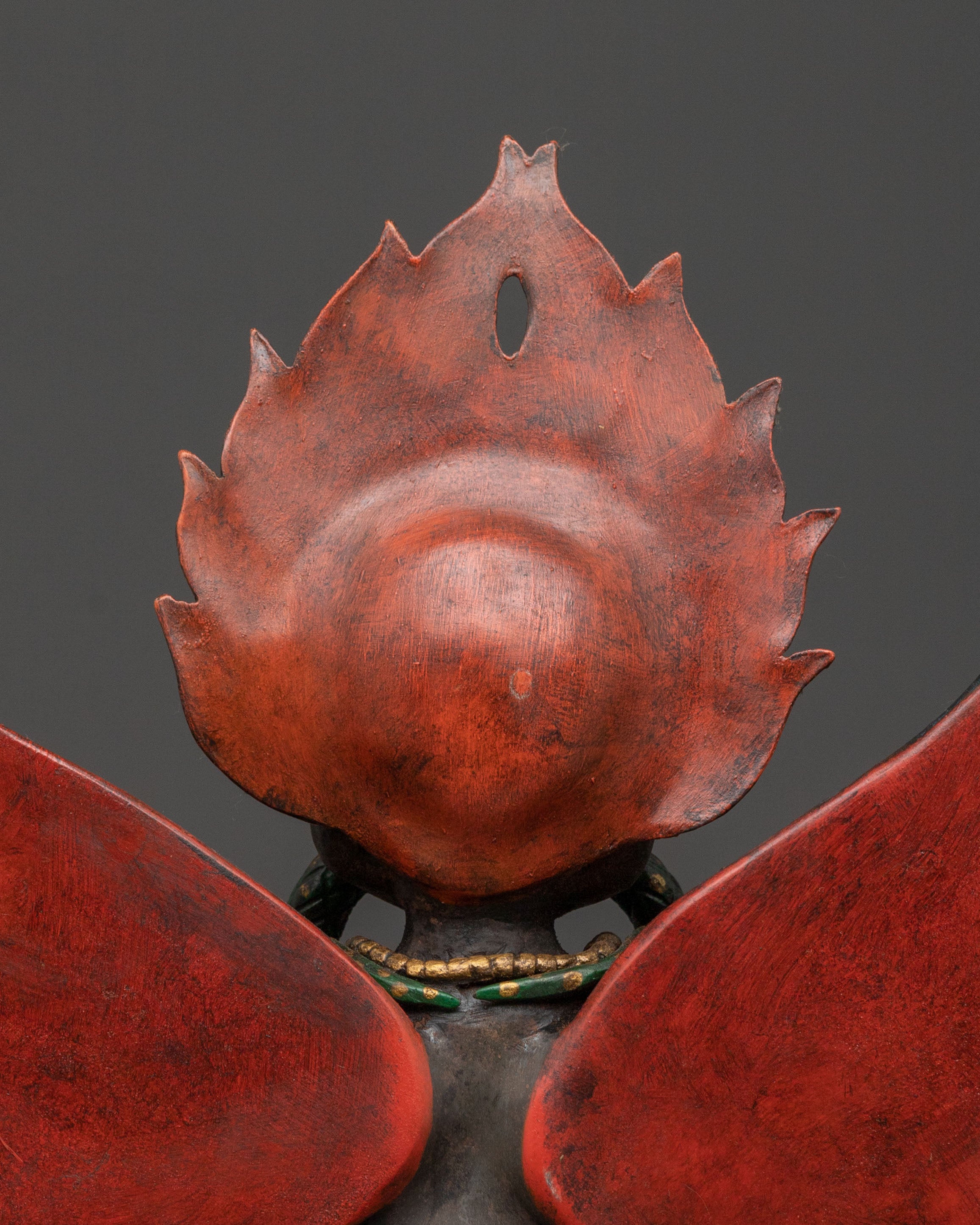 Garuda Fierce Protector Statue – Oxidized Copper Art