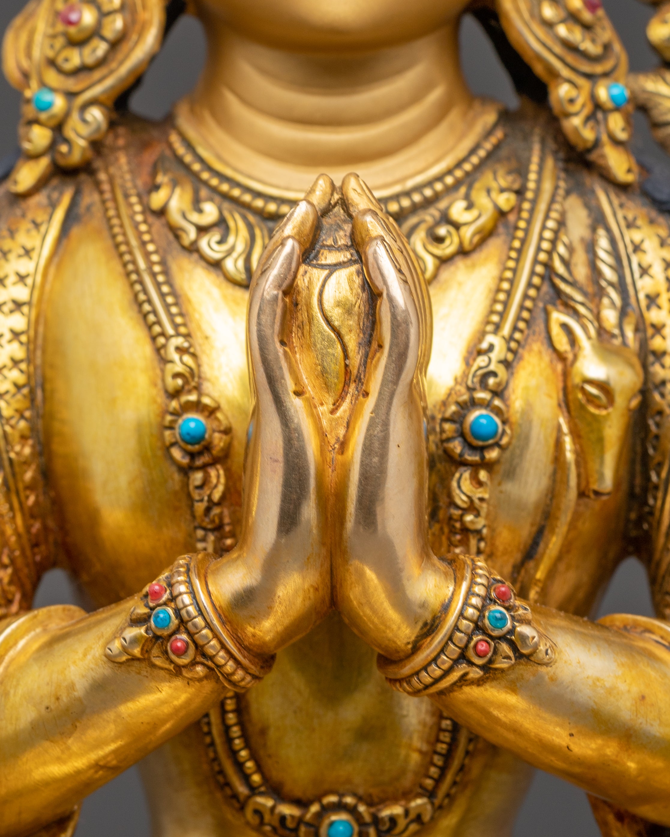 Handcrafted Statue of Bodhisattva Chenrezig | Compassion Bodhisattva
