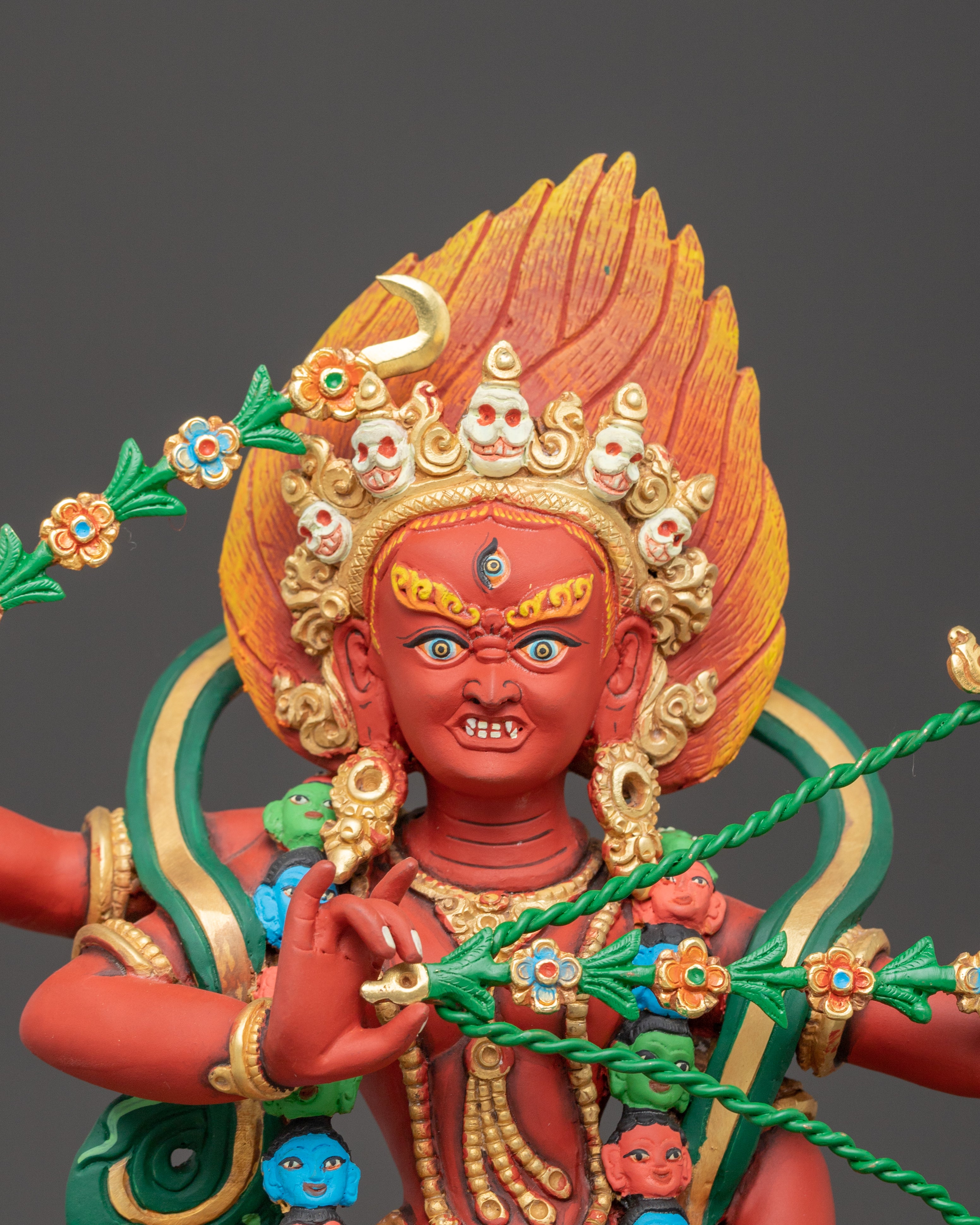 Golden Copper Statue of Kurukulla | Goddess of Enchantment