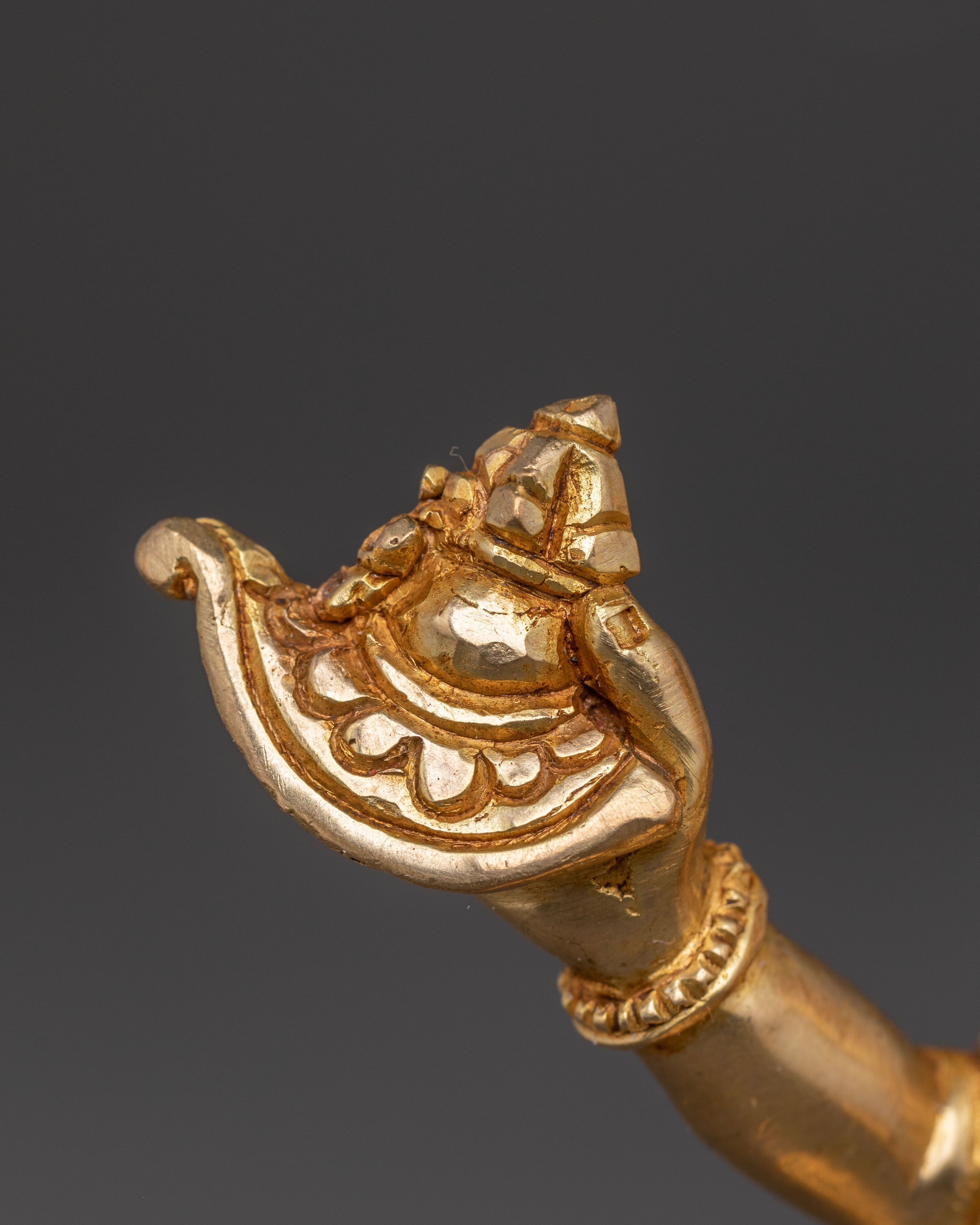 Dorje Phagmo 24K Gold Gilded Statue | Vajrayana Tantric Deity
