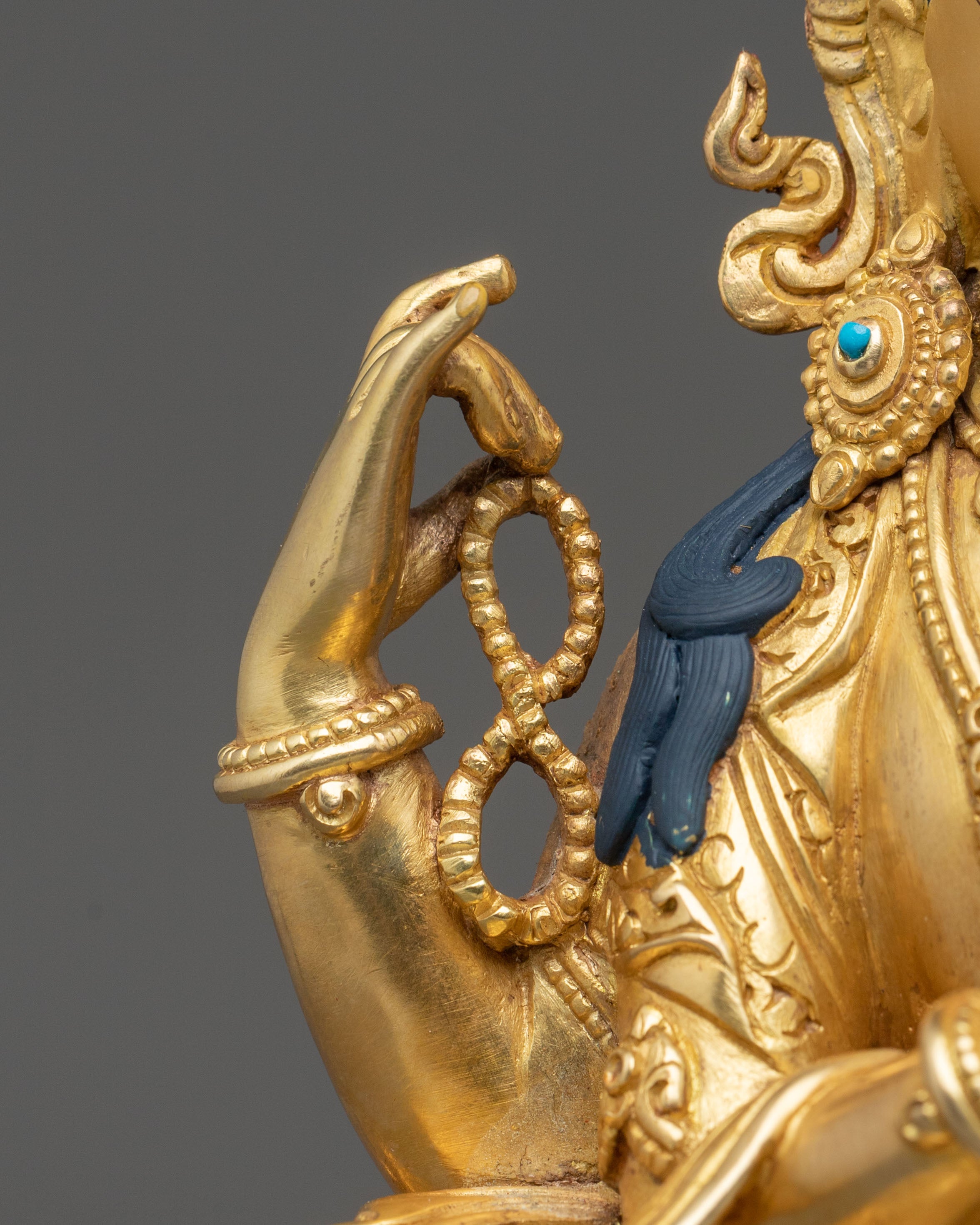 Four-Armed Chenrezig Copper Figurine | Buddhist Sculpture