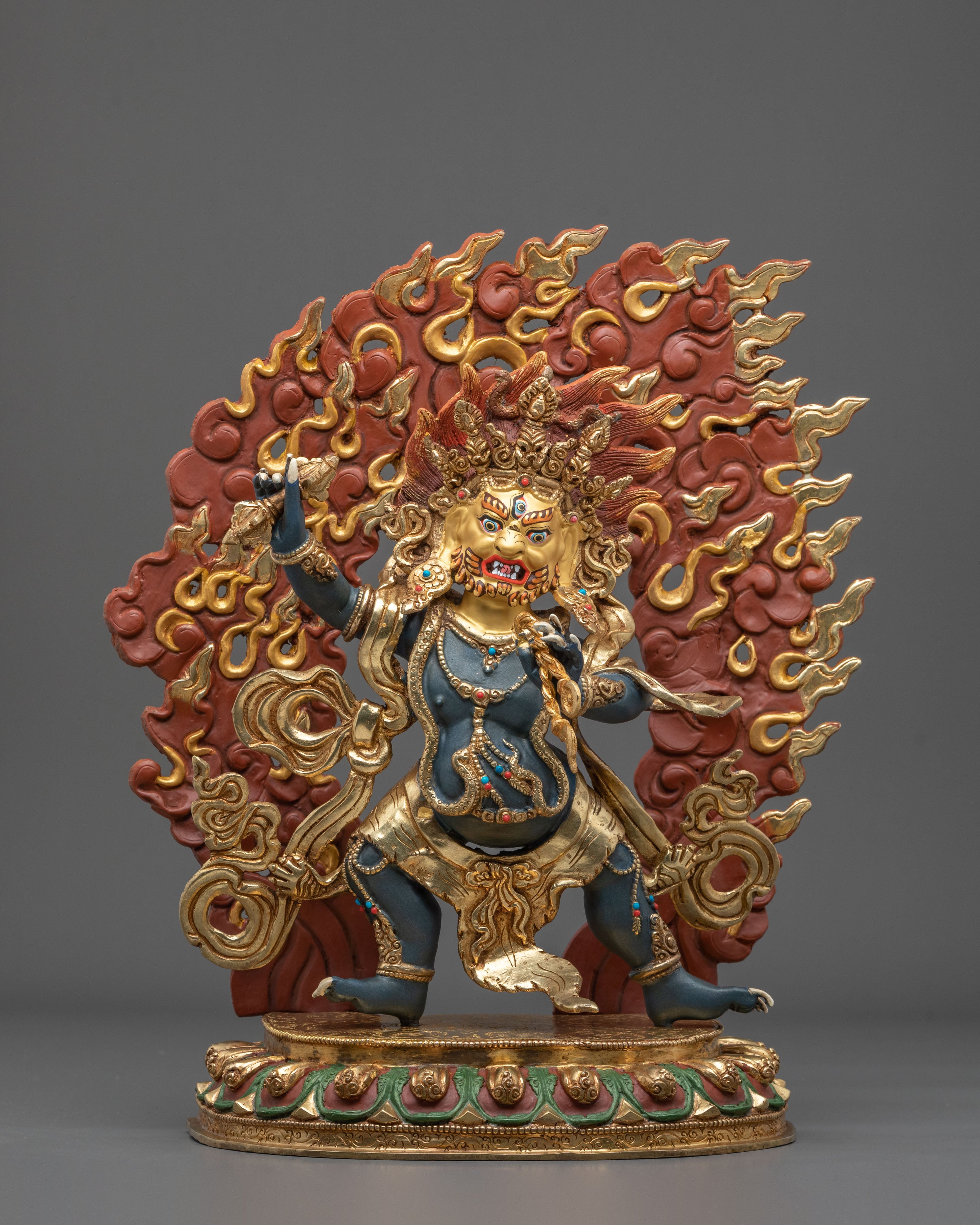 Vajrapani Dharma Protecting Bodhisattva Statue |  Buddhist Sculpture