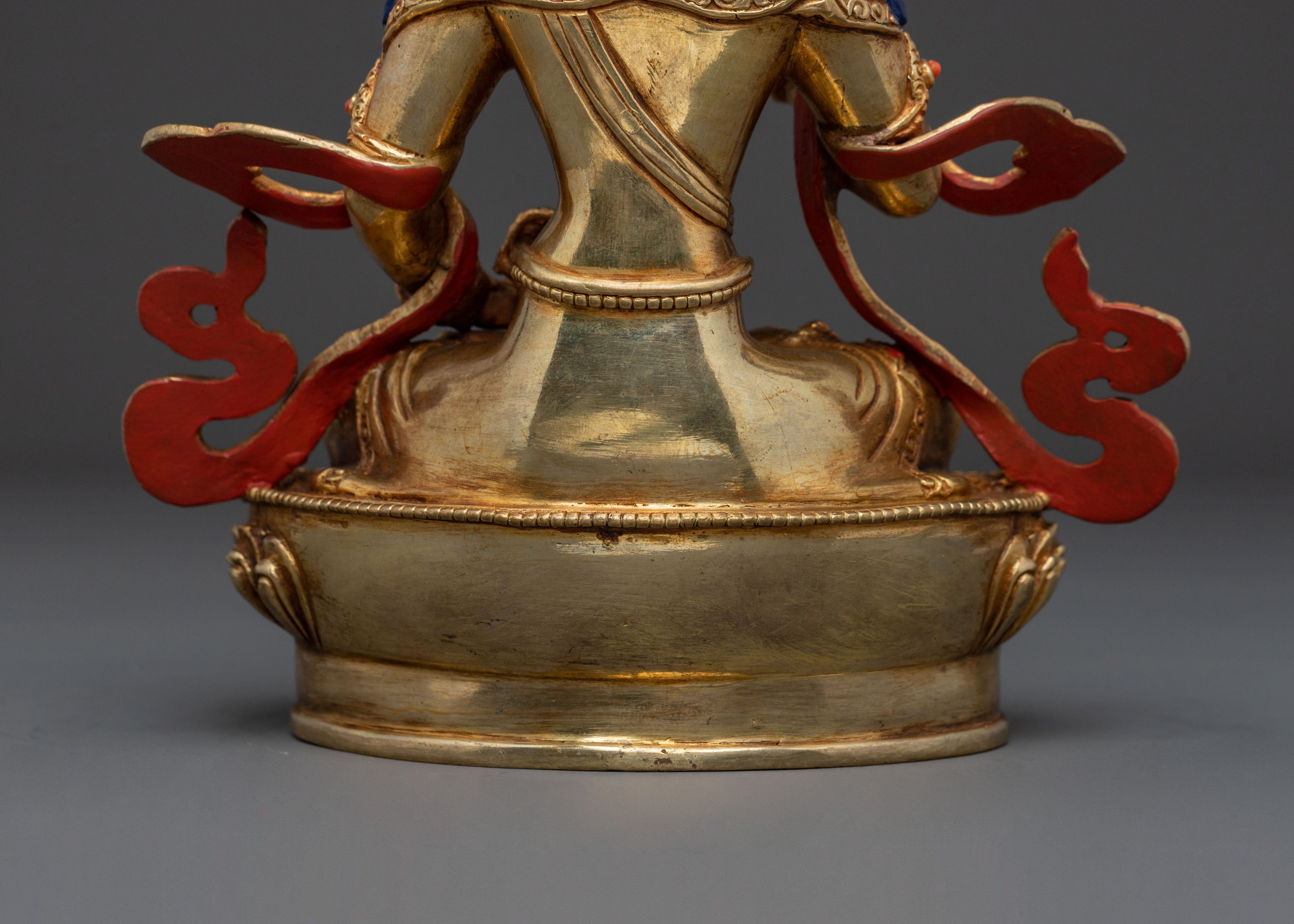 Vajrasattva Statue | 24K Gold Gilded Figurine
