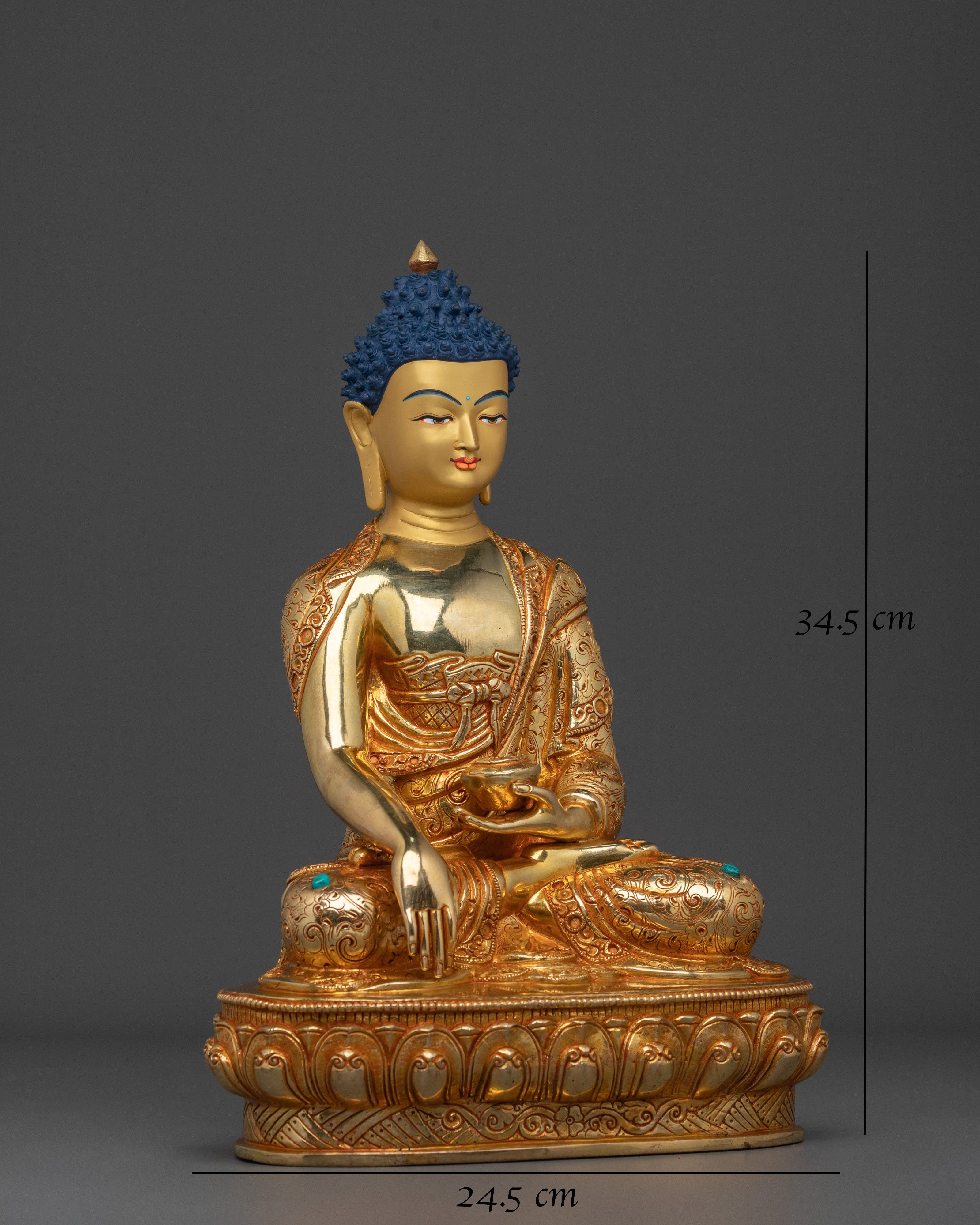 Handmade Shakyamuni Buddha Sculpture | Sacred Figurine