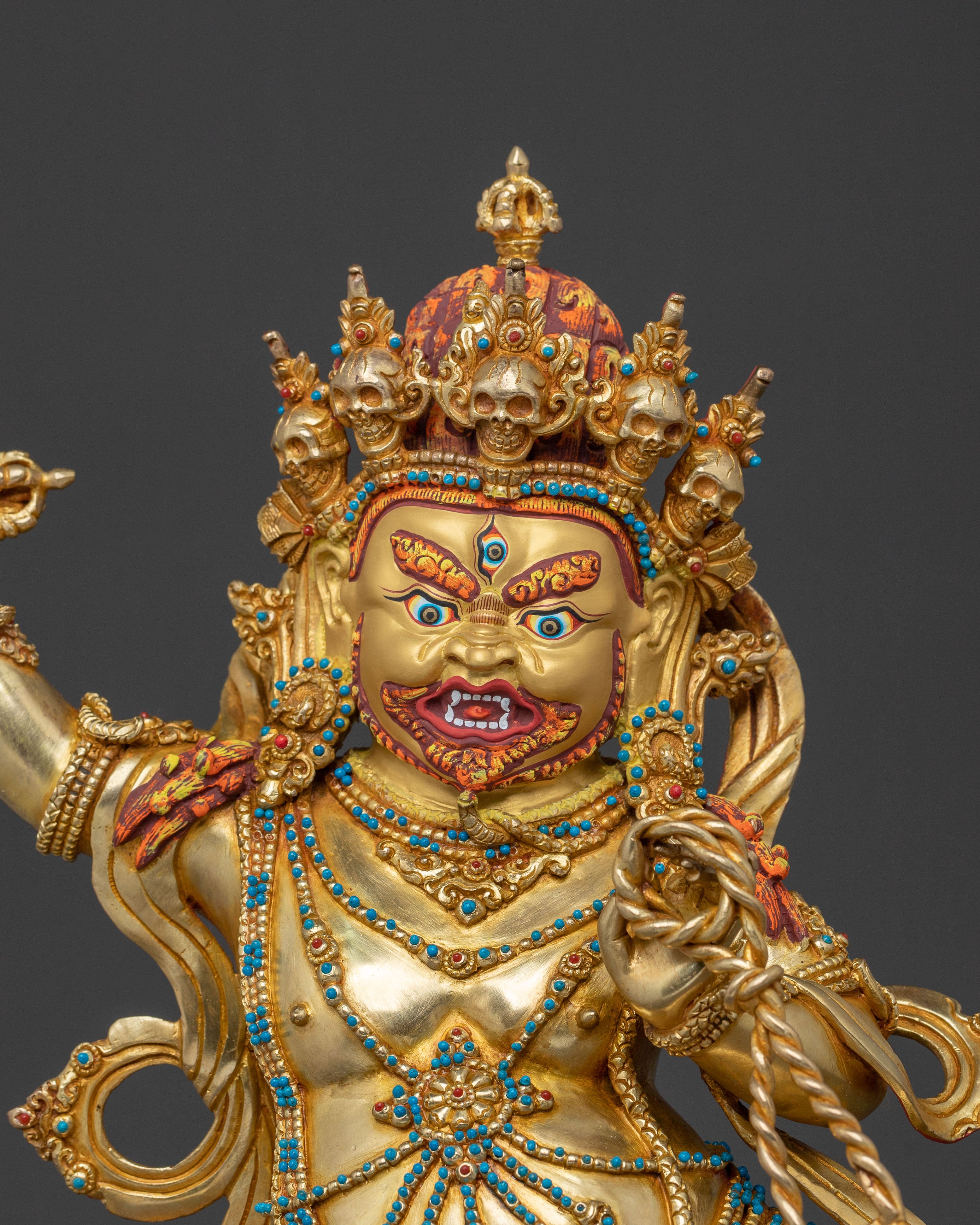 Deity Vajrapani Statue | Wrathful Protector
