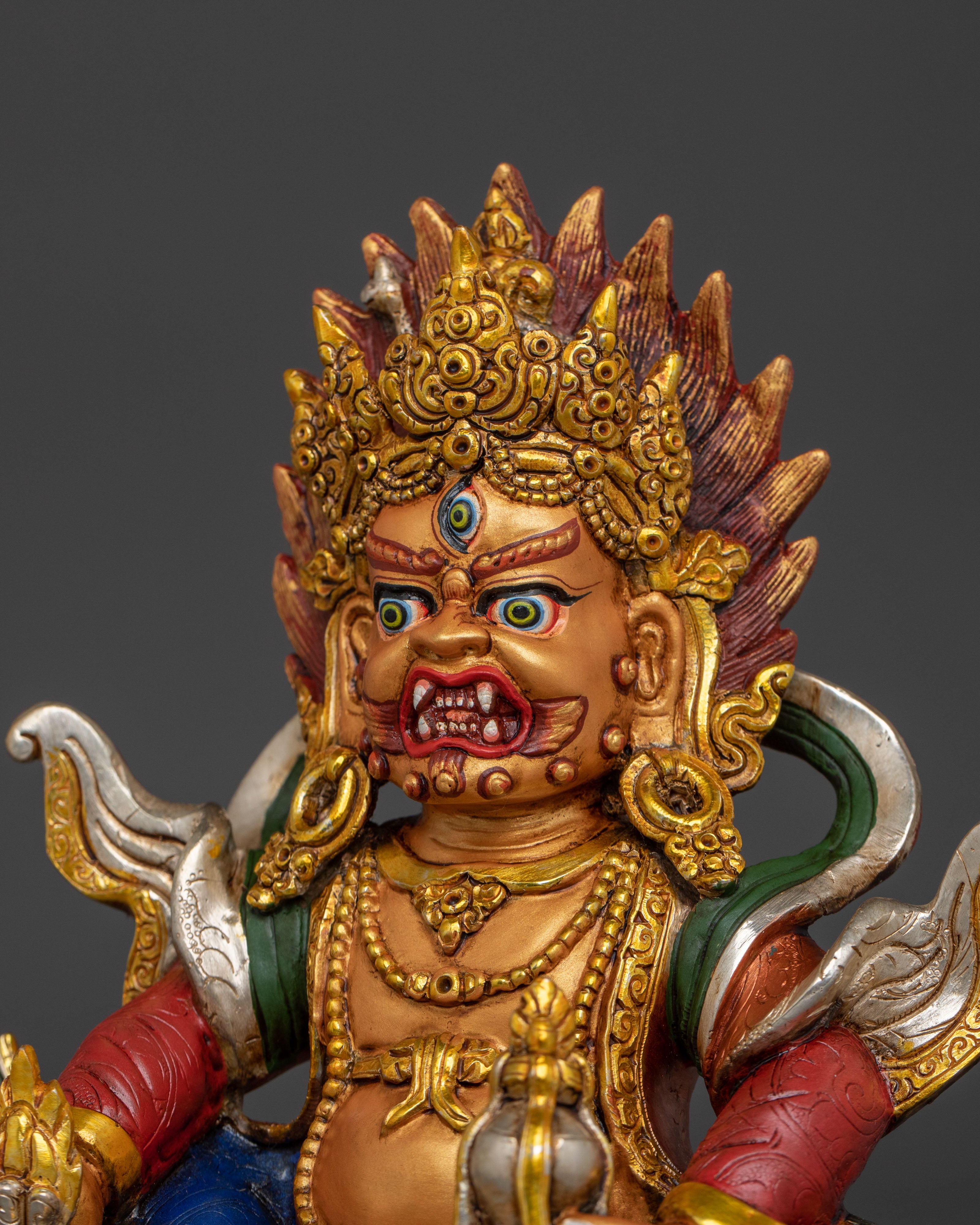 Handmade Shanglon Dorje Dudul Sculpture | Symbol of Protection and Power