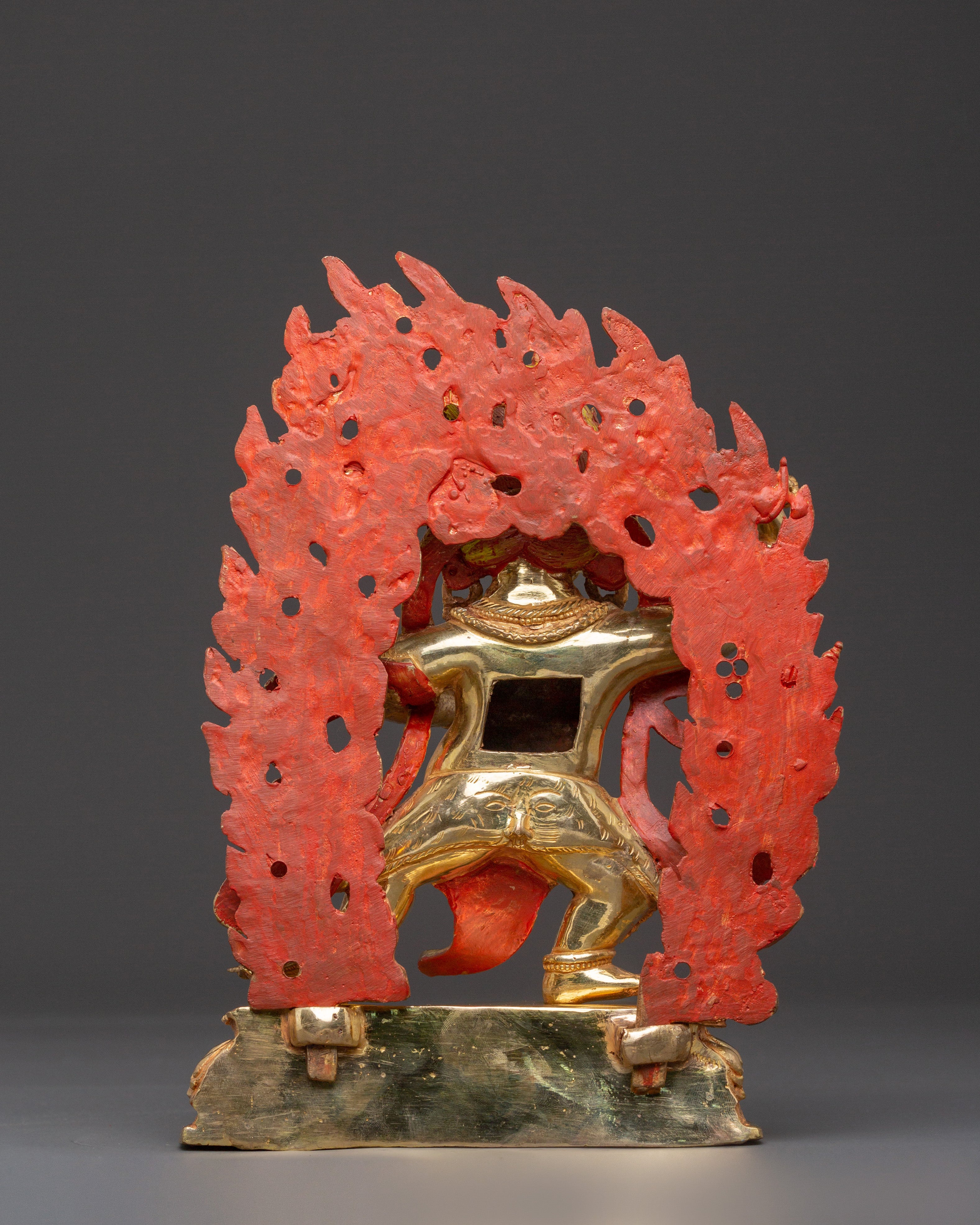 Vajrapani Wrathful Power Statue – Handcrafted Copper Art