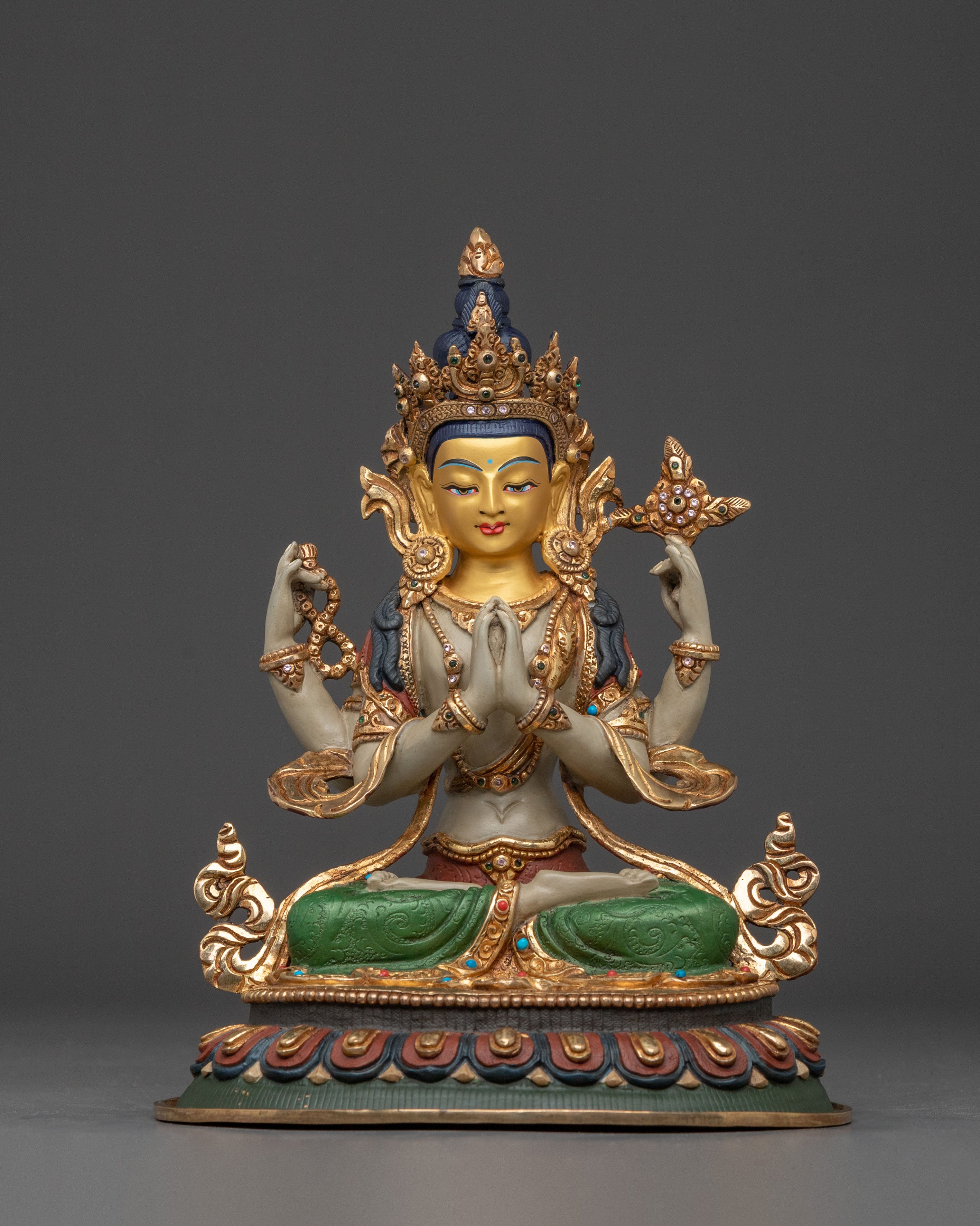Four-Armed Chenrezig Statue 