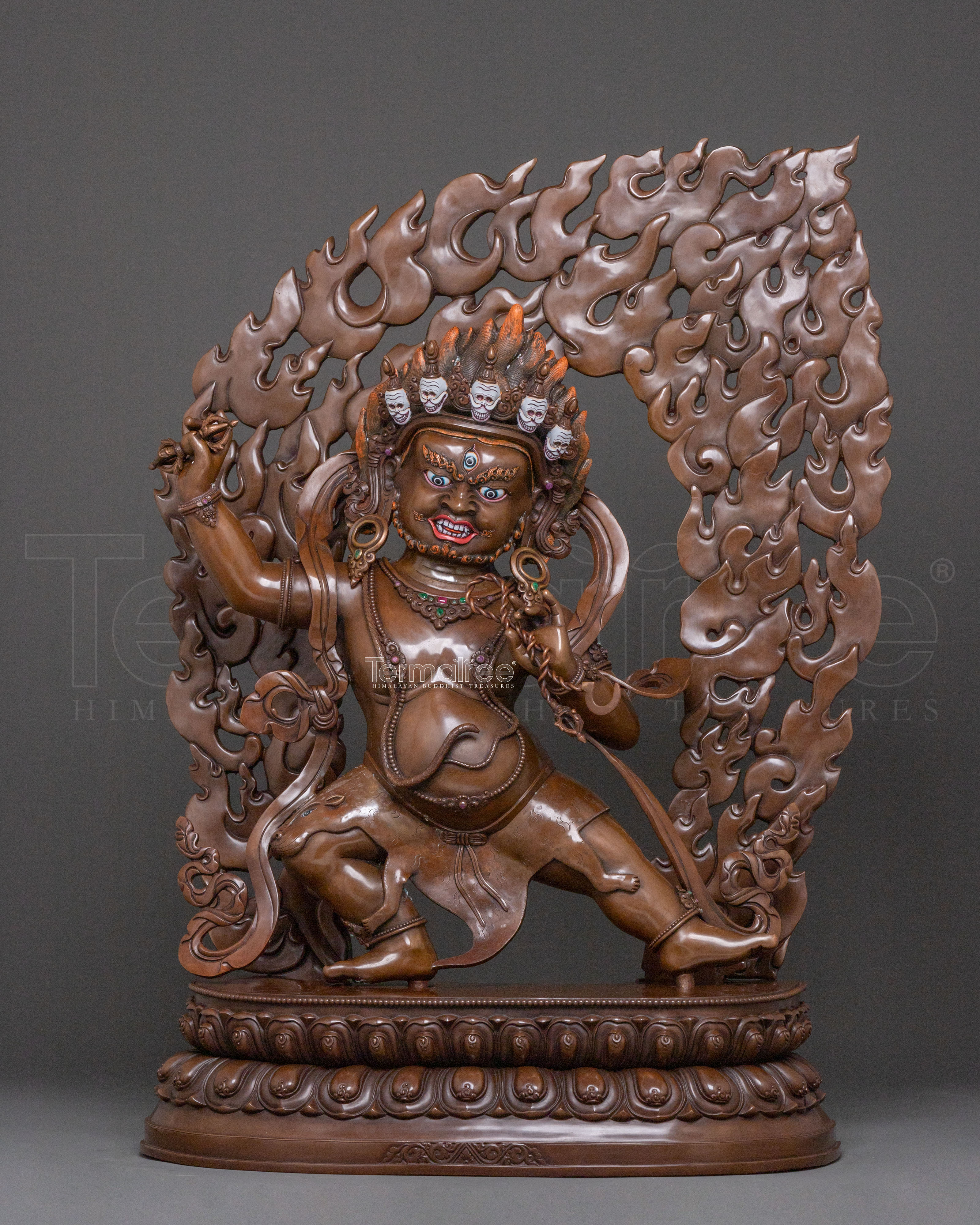 Vajrapani Statue Holder of the Vajra: Altar Decor