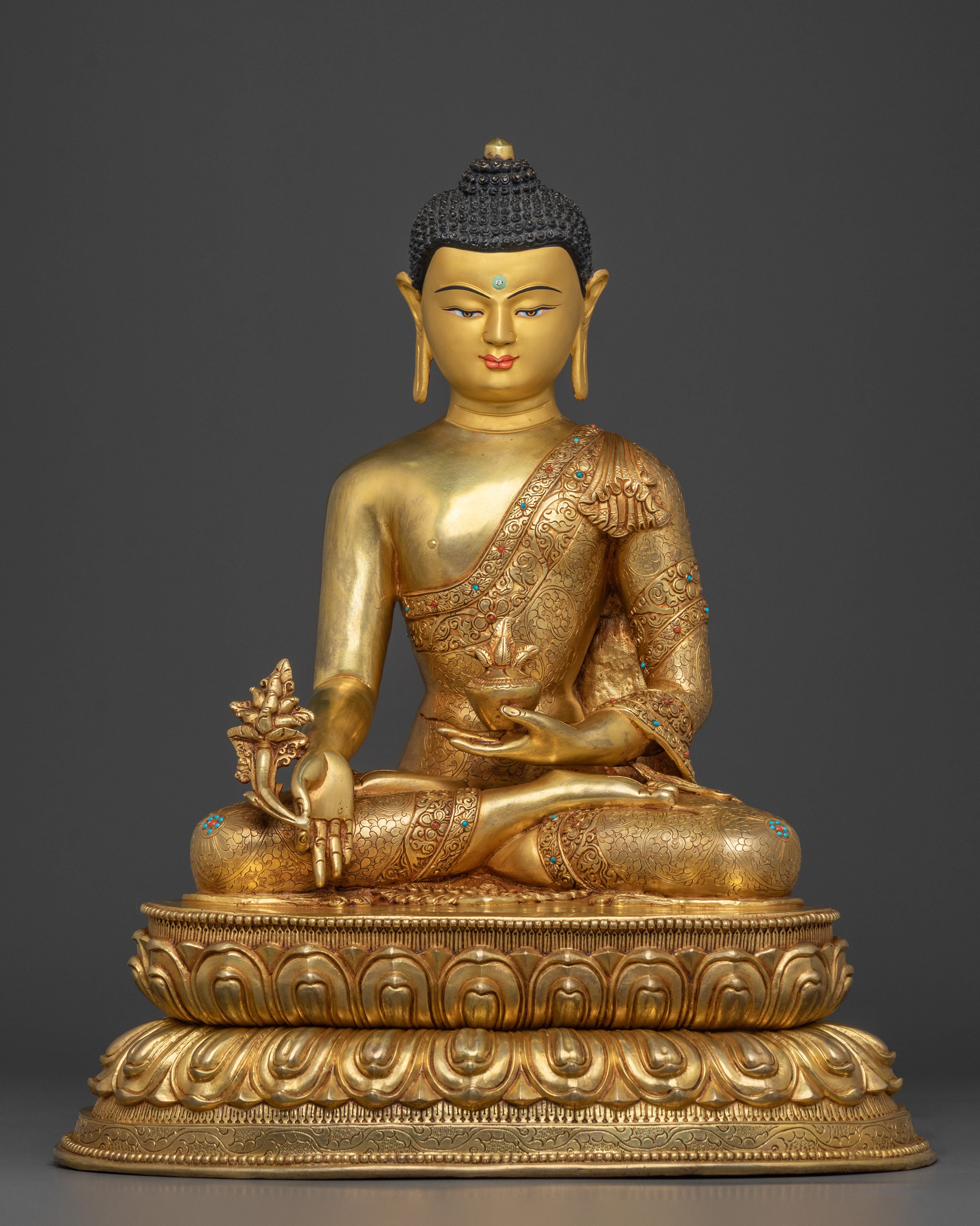 Sacred Medicine Buddha Health Statue | Buddhist Meditation Decor