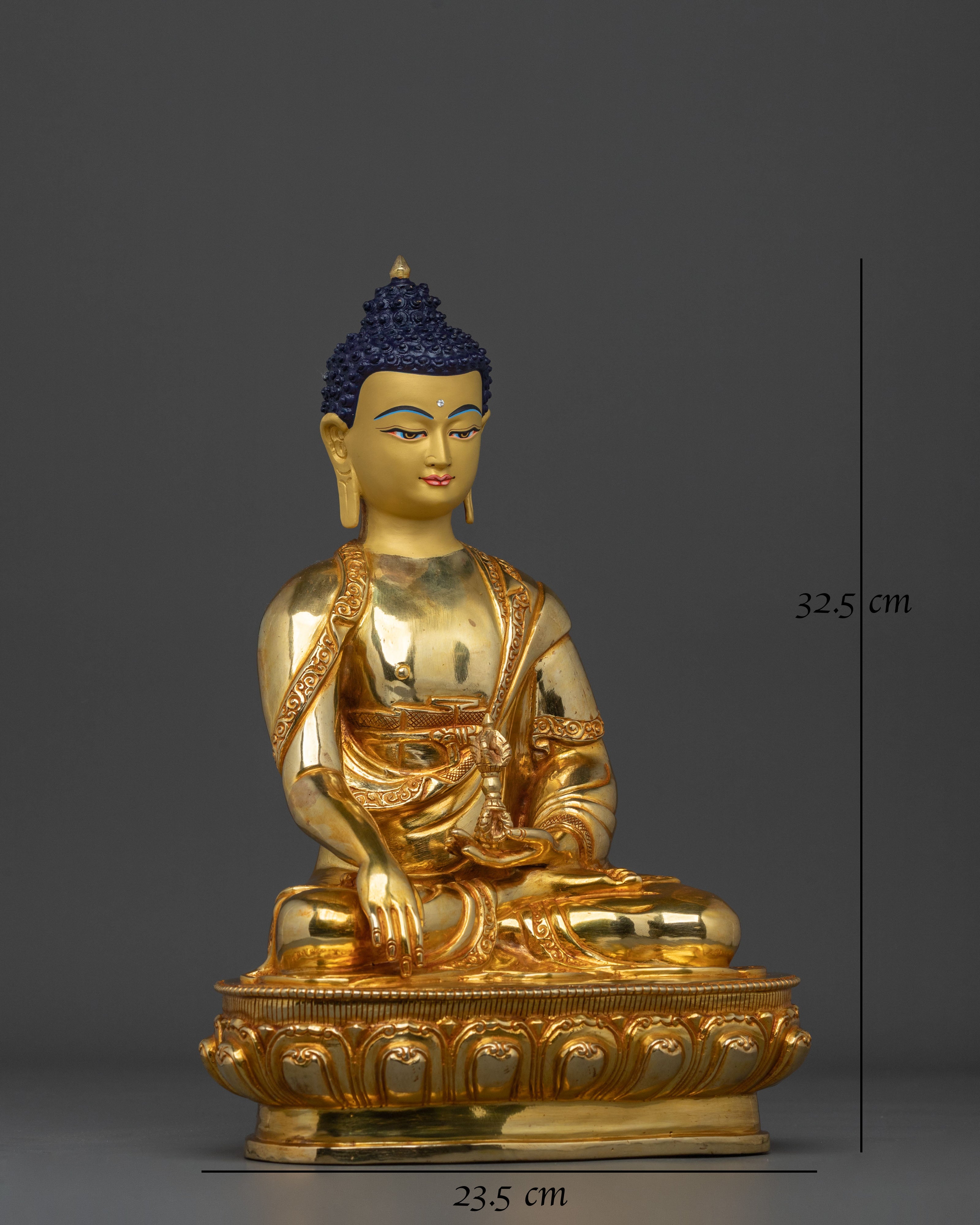 Handcrafted Mitrugpa Statue: Immovable Serenity